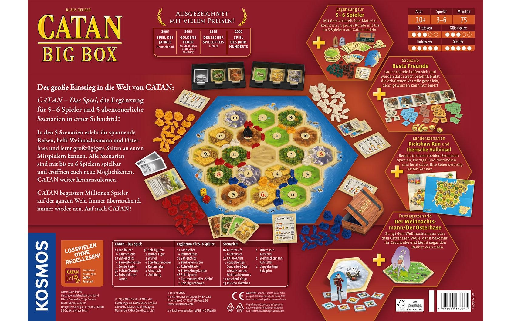 Kosmos Spiel »Catan – Big Box -DE-«