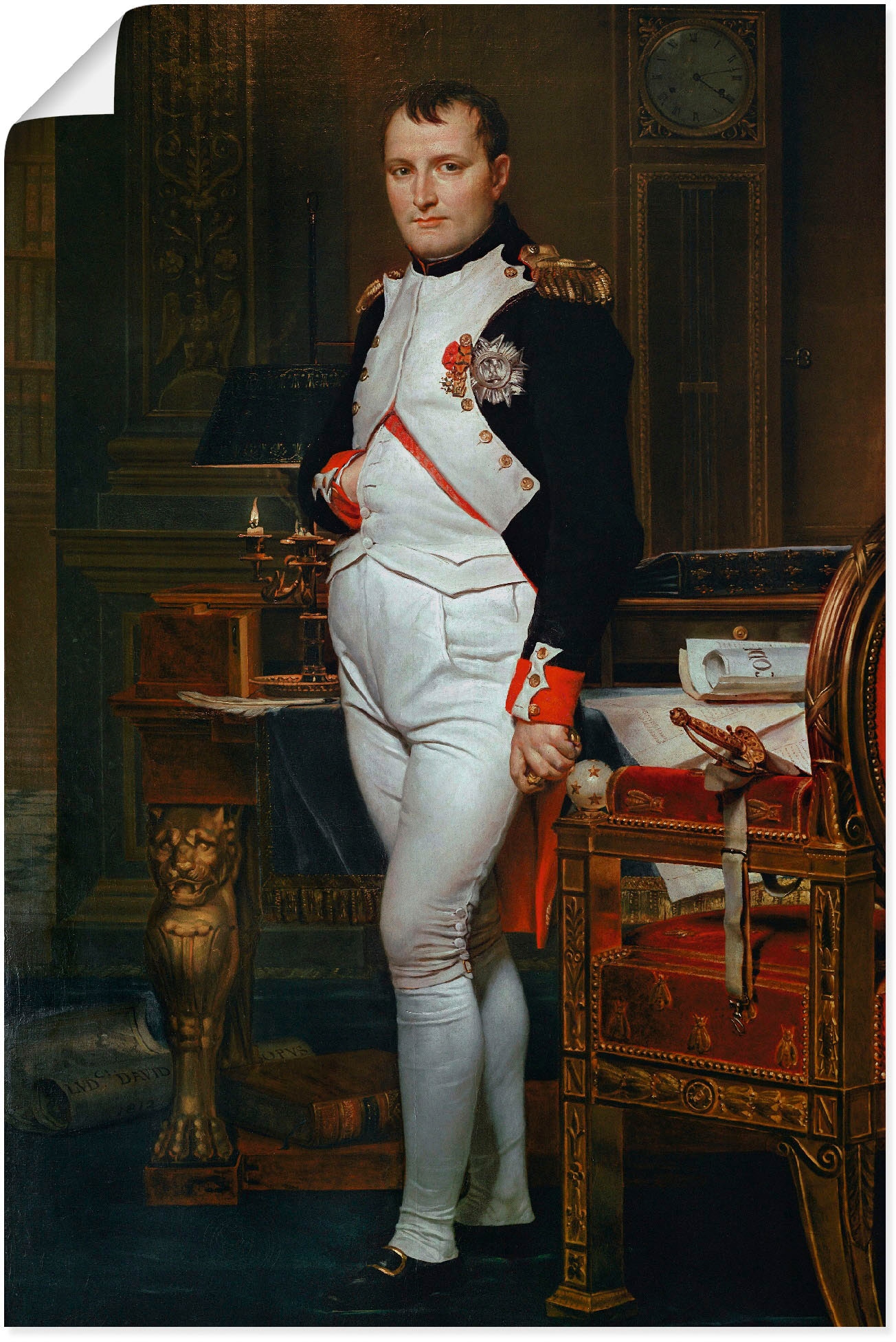 Artland Kunstdruck »Napoleon I. Bonaparte. 1812«, Menschen, (1 St.), als Alubild, Leinwandbild, Wandaufkleber oder Poster in versch. Grössen