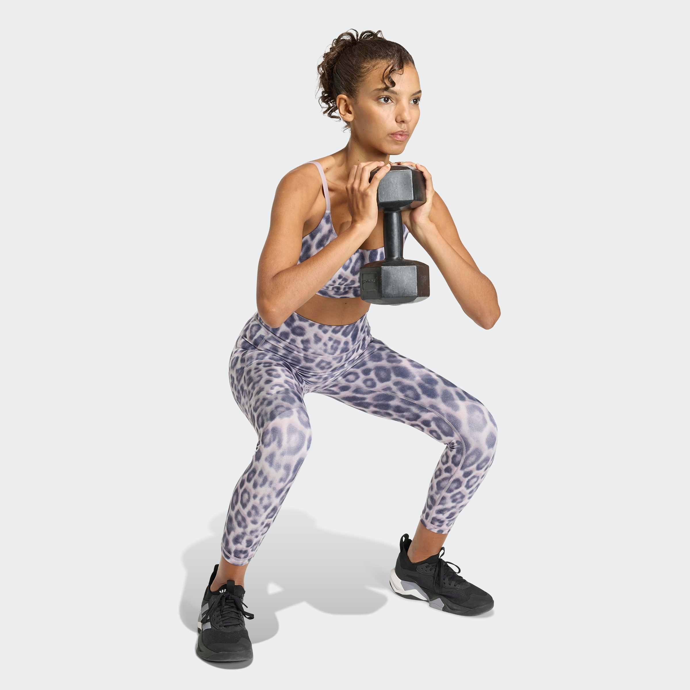 adidas Performance Caleçon d'entraînement »OPTIME ESSENTIALS WORKOUT LEOPARD 7/8 LEGGINGS«