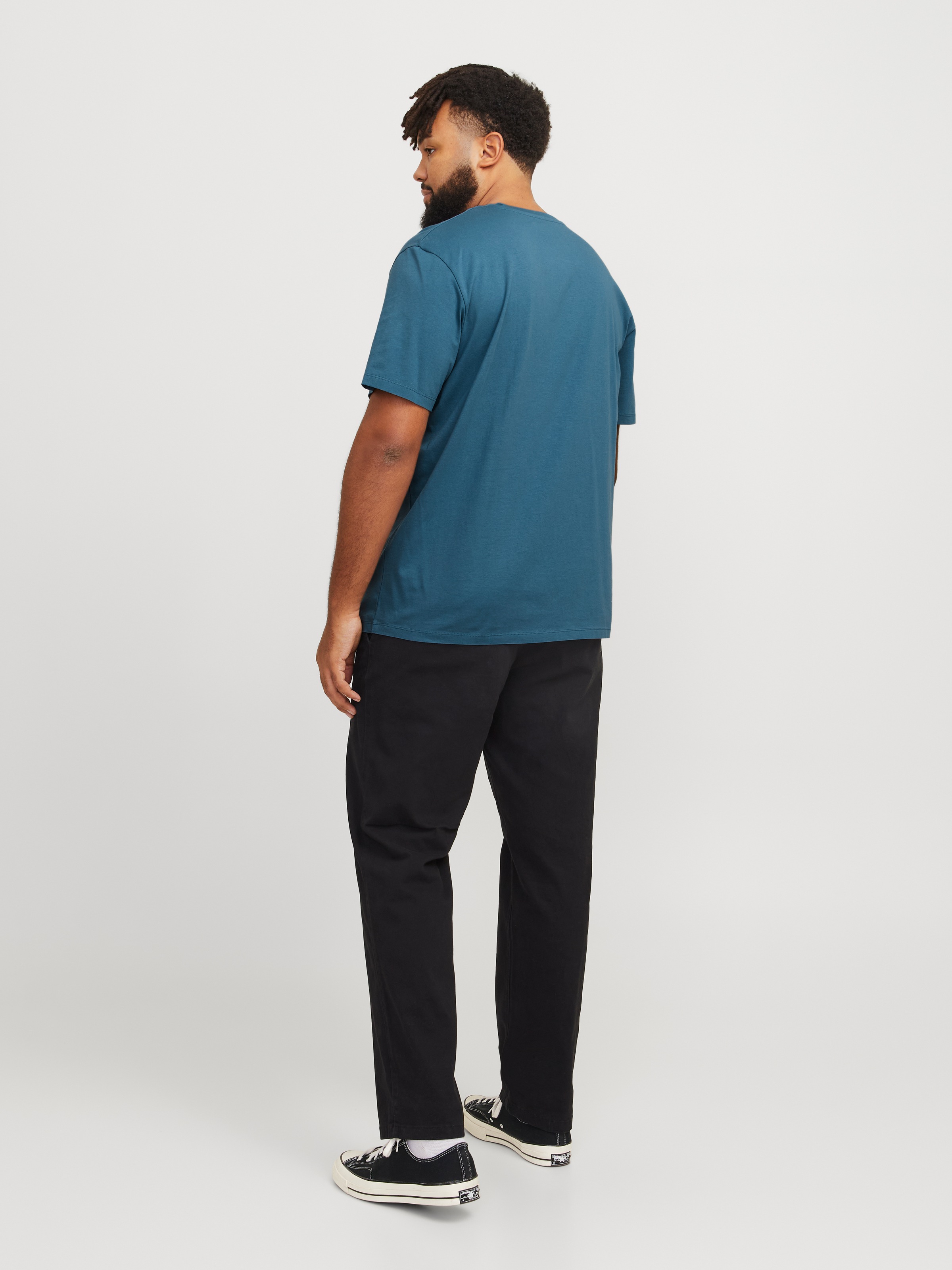 Jack & Jones PlusSize T-Shirt »JJELOGO TEE SS O-NECK 2 COL AW24 S PLS«, mit Frontprint