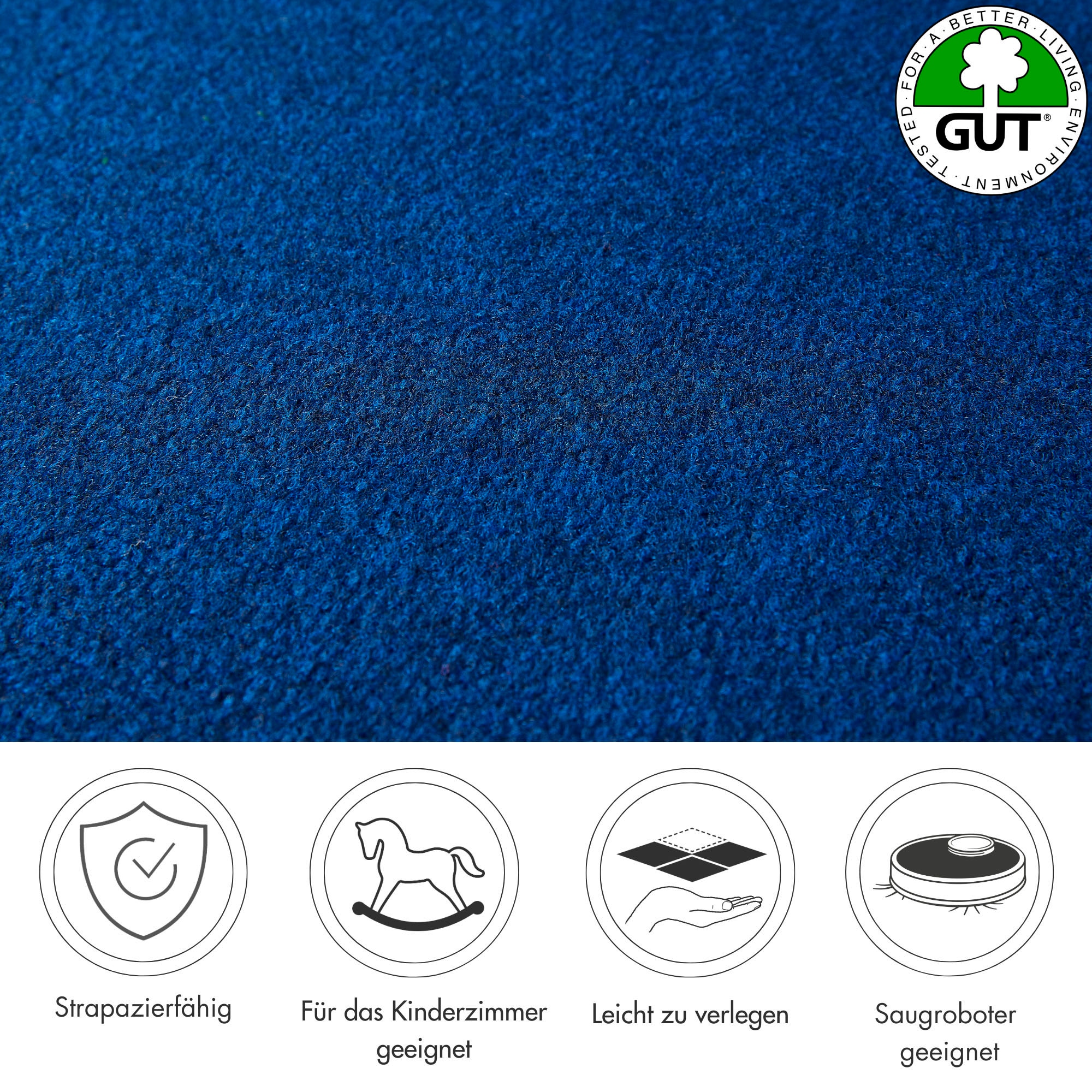 Andiamo Teppichboden »Sina, Velours, Made in Belgium«, rechteckig, 9 mm Höhe, Uni Farben, Breite 400 cm, strapazierfähig, pflegeleicht, Wohnzimmer