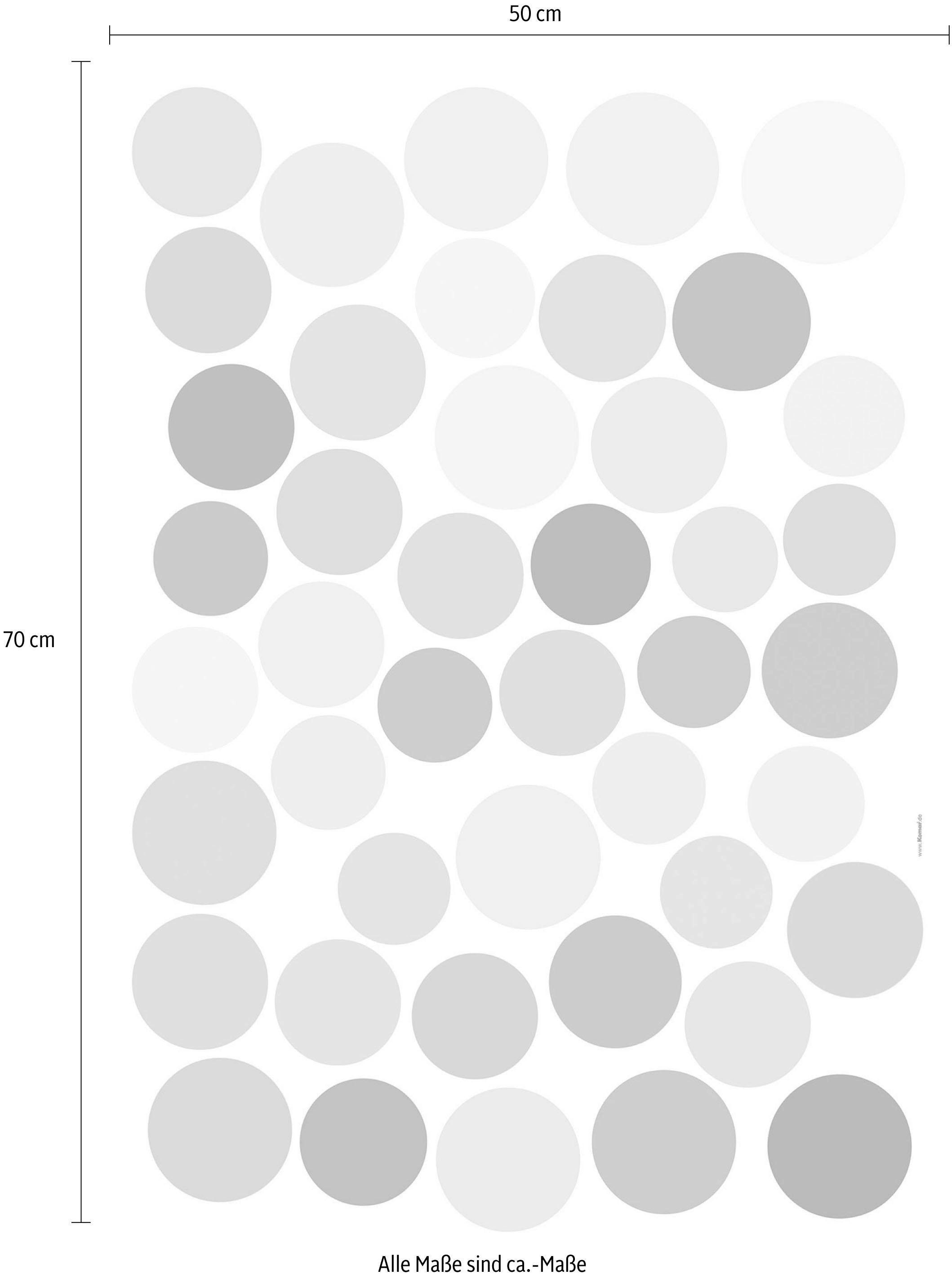 Komar Wandtattoo »Dots - Grösse 50 x 70 cm« selbstklebend, Wandsticker