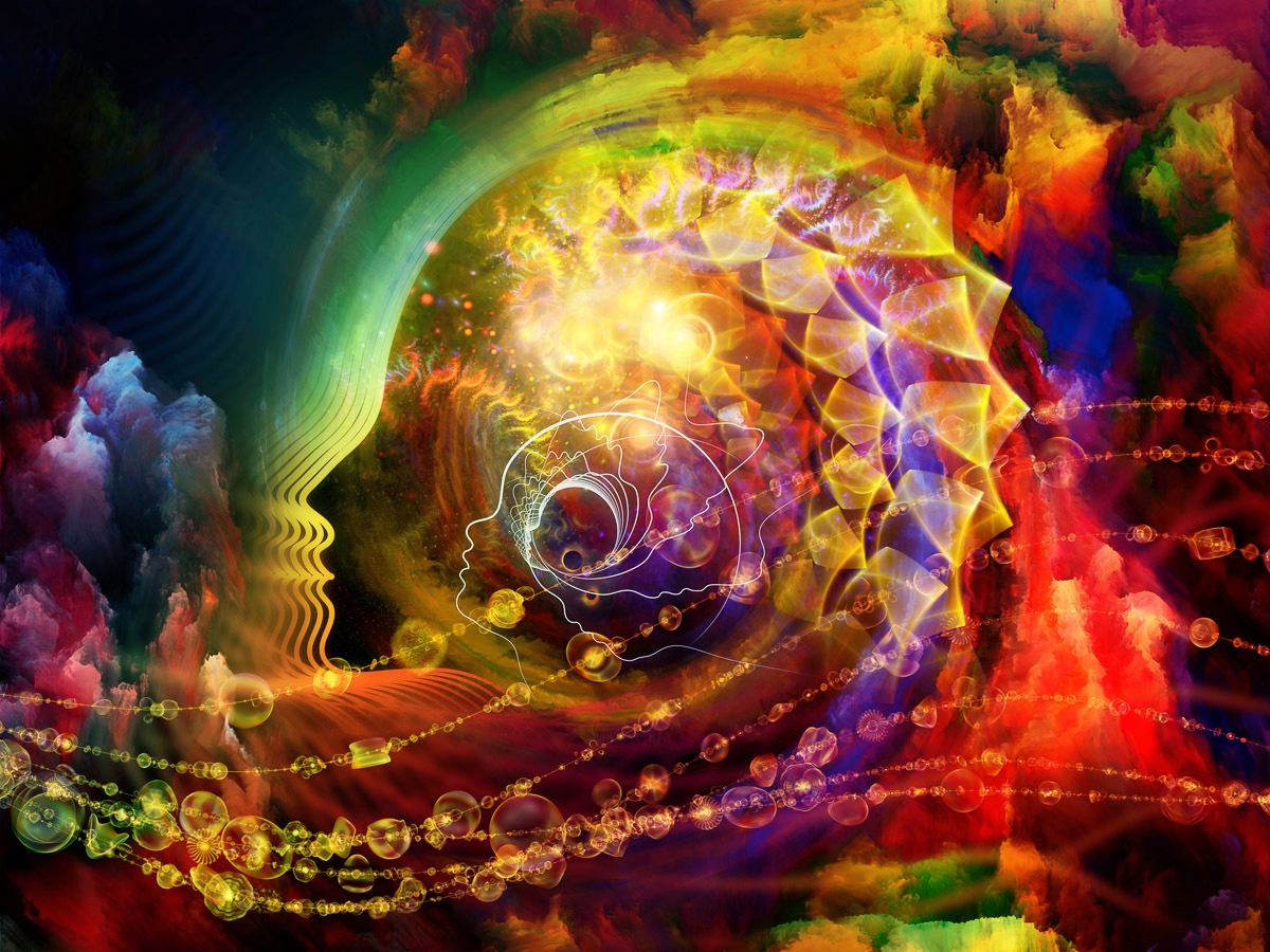 Image of Papermoon Fototapete »Abstrakter menschlicher Geist«, Vliestapete, hochwertiger Digitaldruck, inklusive Kleister bei Ackermann Versand Schweiz