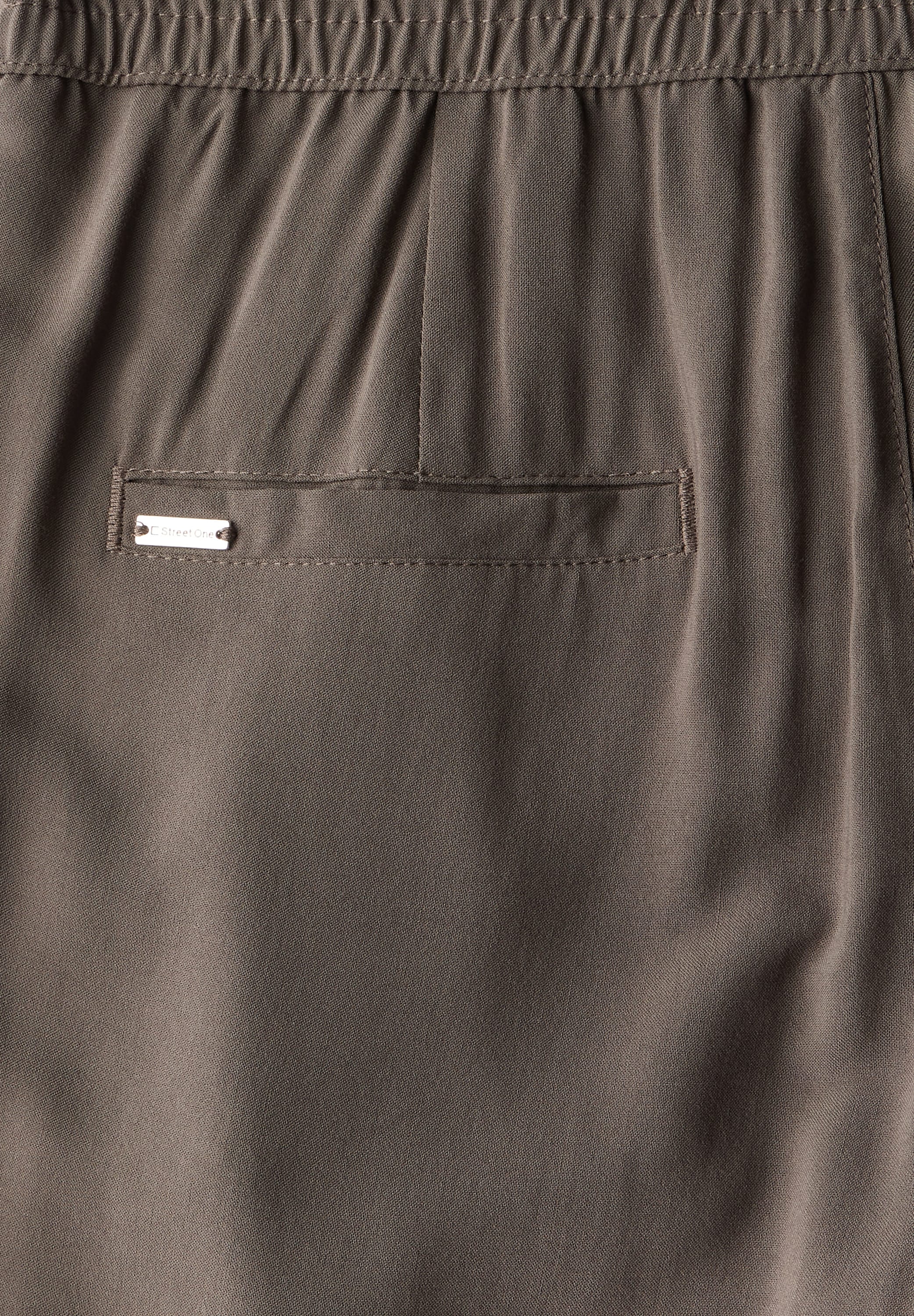 STREET ONE Stoffhose »Style Emee«, Sommerhose mit elastischem Bund mit Tunnelzug