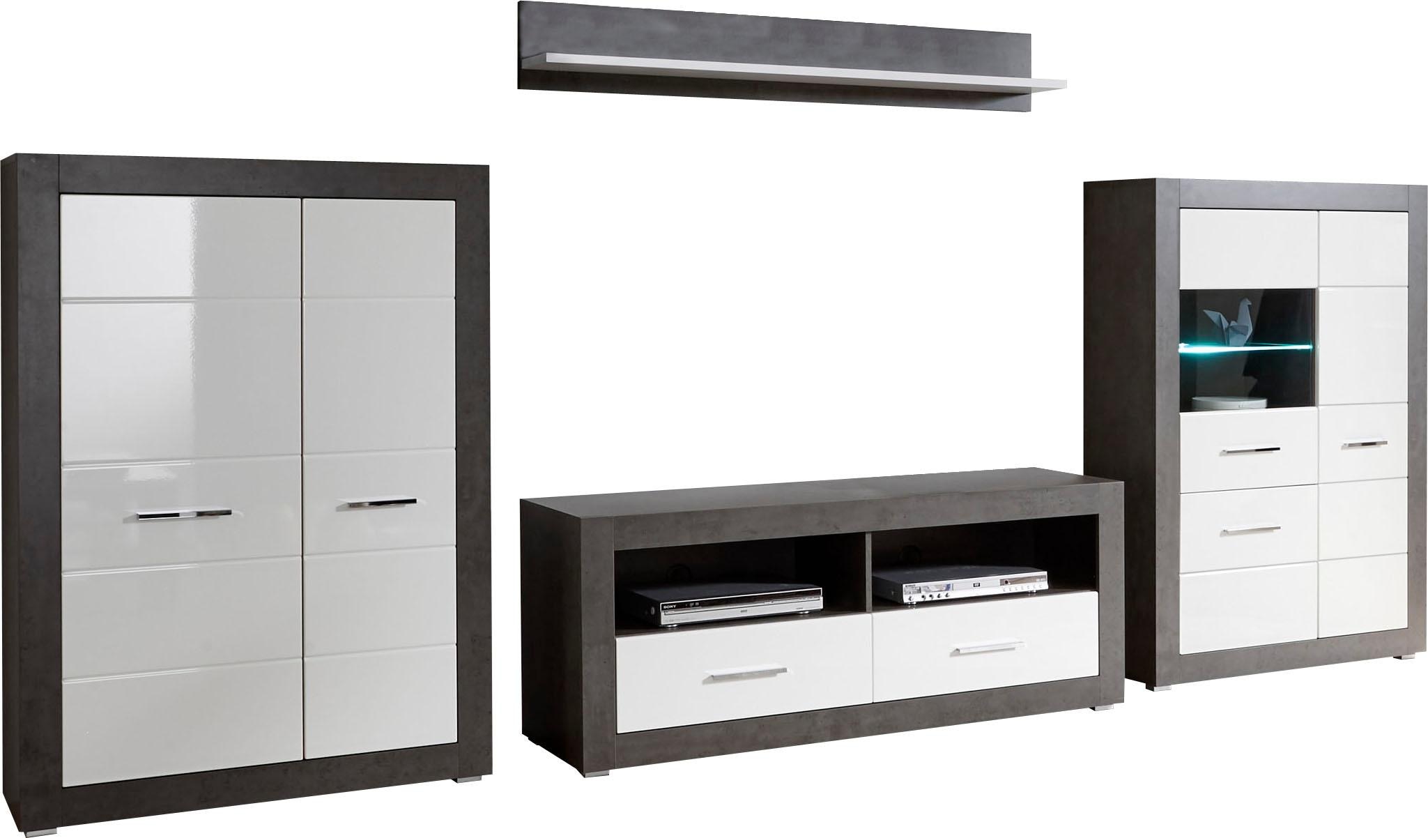 Home affaire Wohnwand »Etero« Set, 4 Stk. tlg.