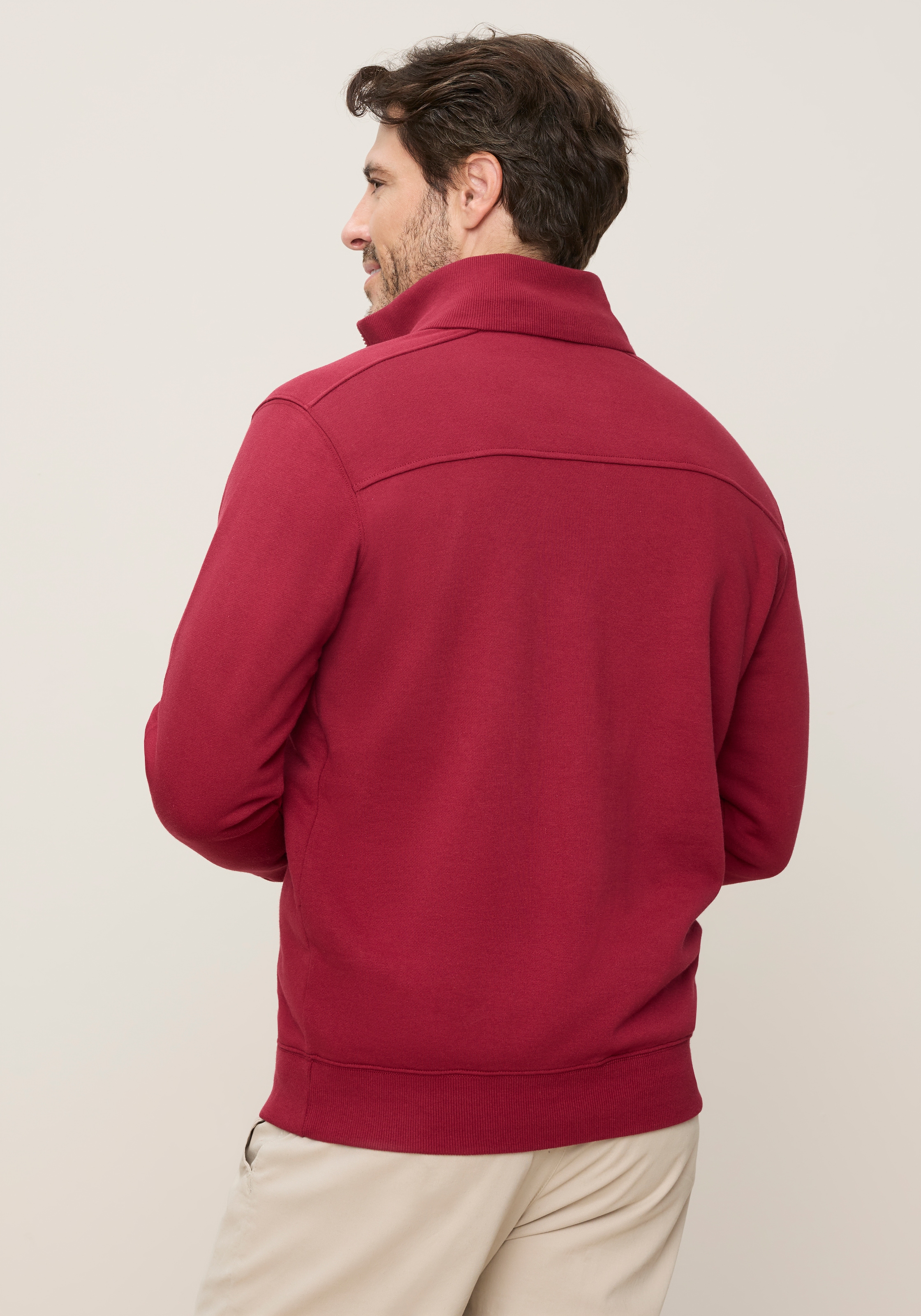 Man's World Sweatshirt , mit Troyerkragen, normale Passform, auch in grossen Grössen
