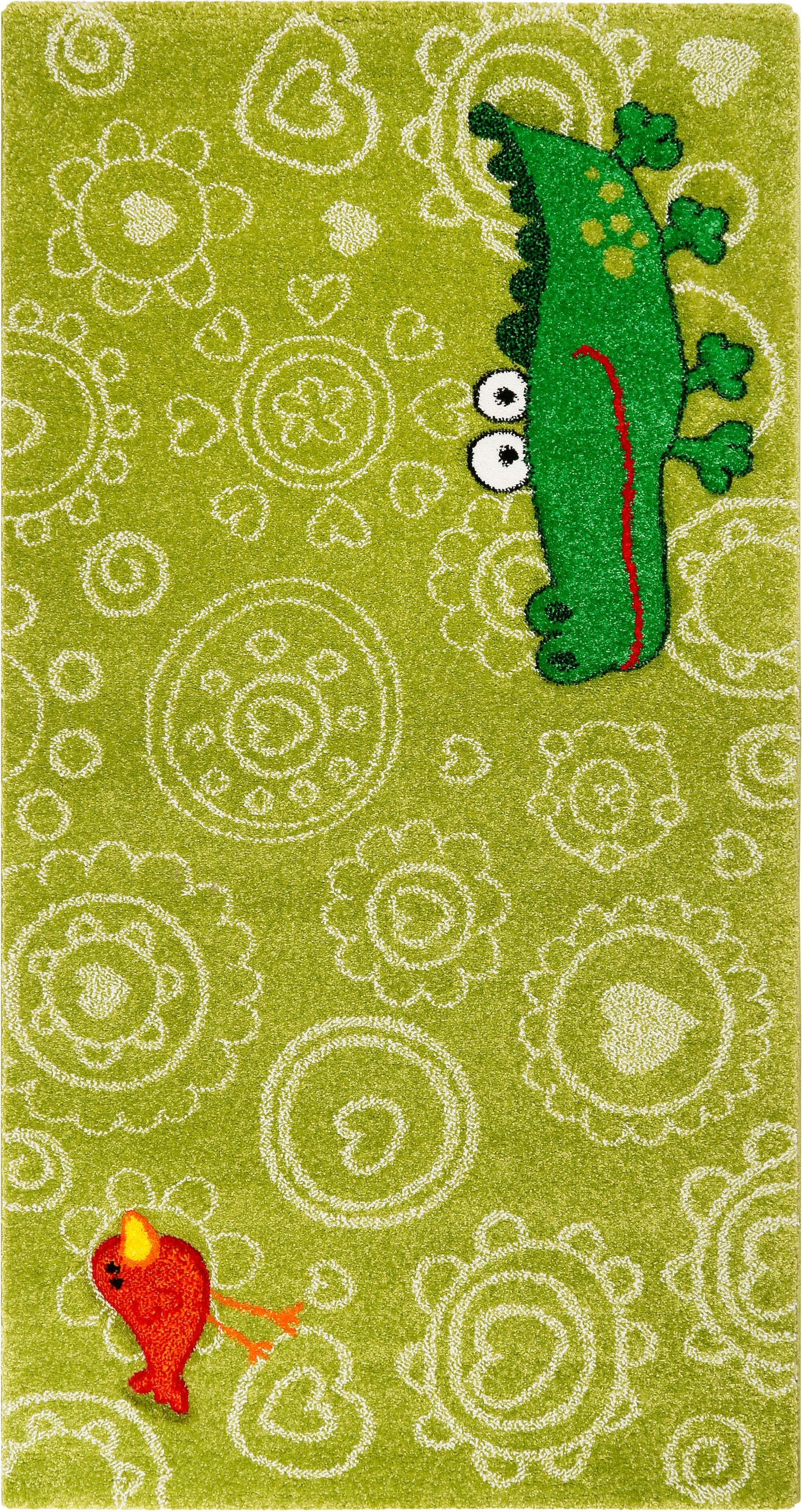 Sigikid Kinderteppich »Crocodile«, rechteckig, 13 mm Höhe