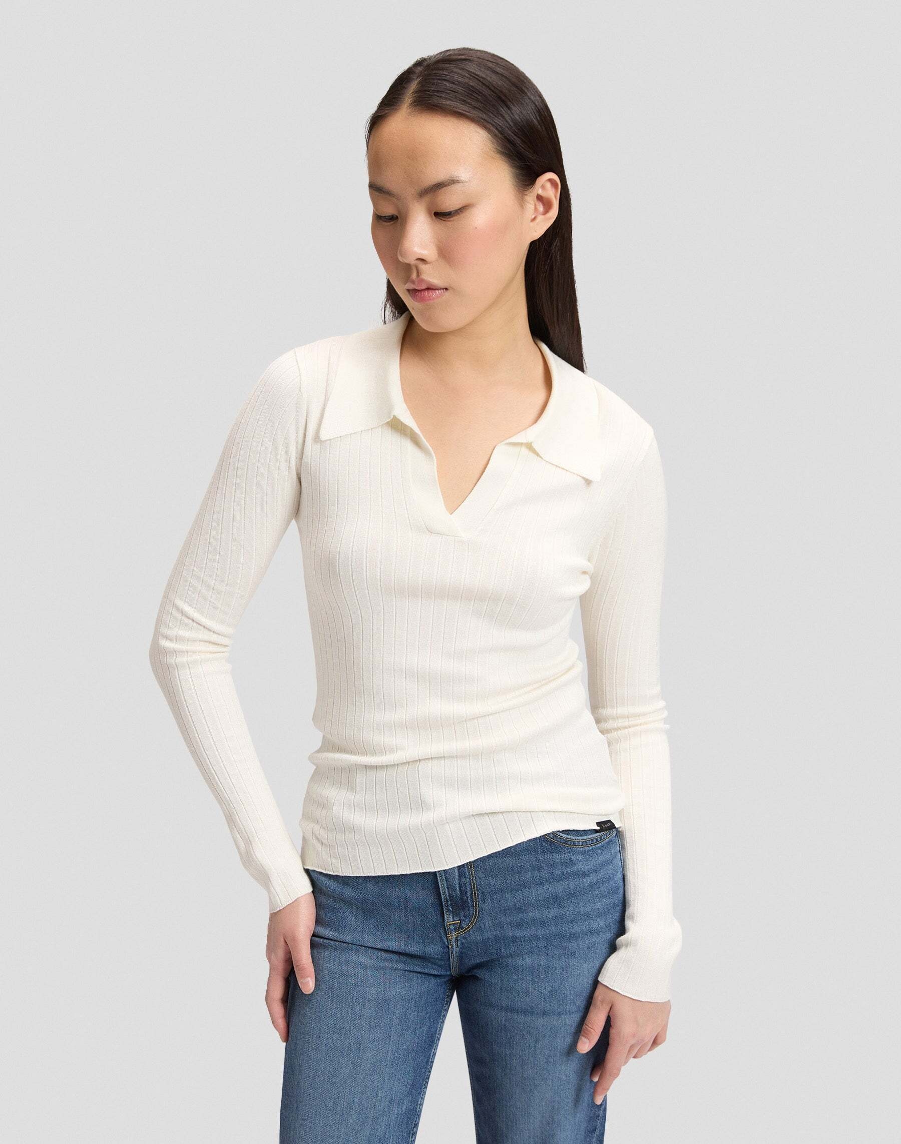 Lee® Langarm-Poloshirt »Lee Langarmpolo Polo«