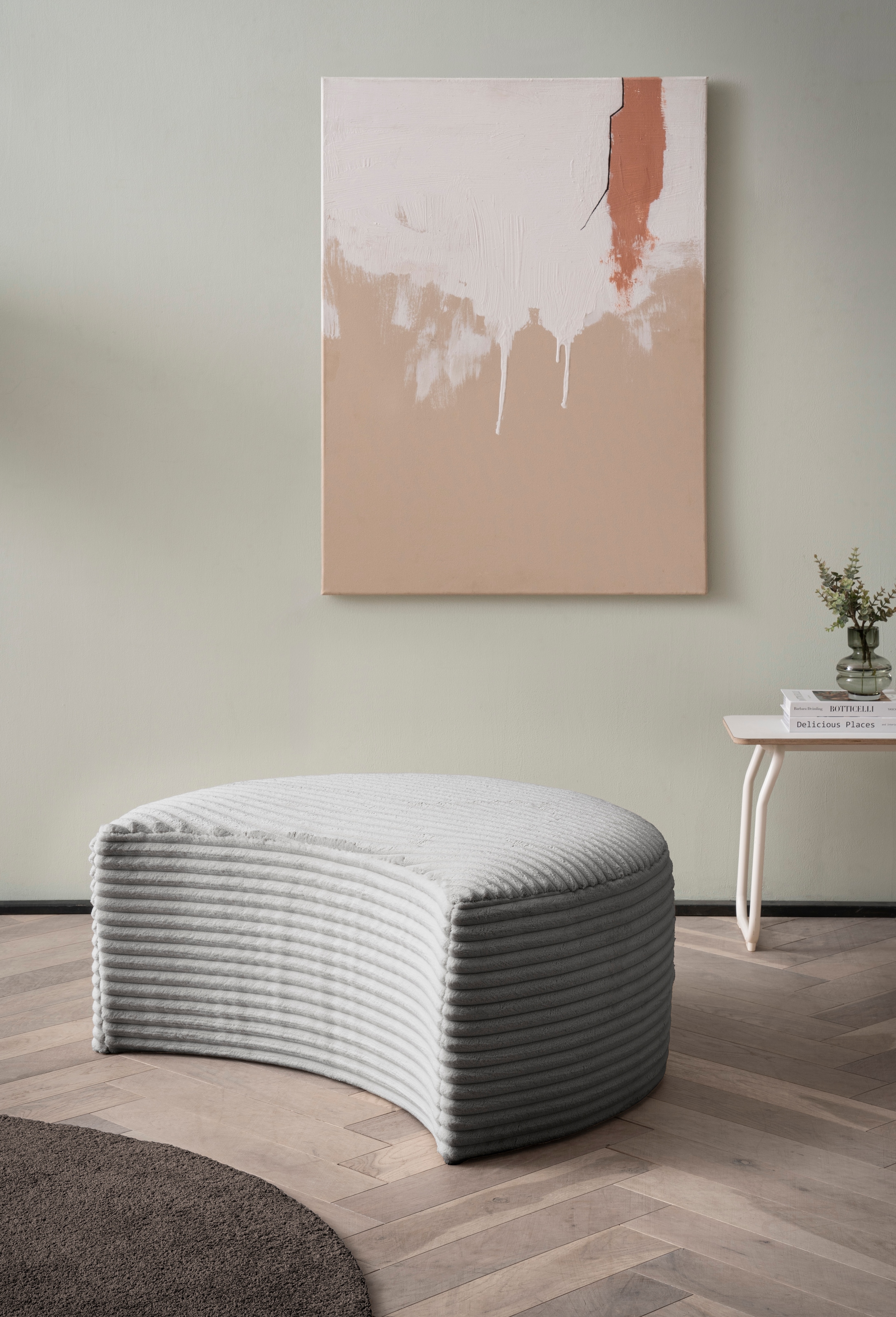 LeGer Home by Lena Gercke Hocker »ISALIE Cord, passend zur Serie ISALIE« gepolstert, kombinierbar mit XXL-Sessel ISALIE
