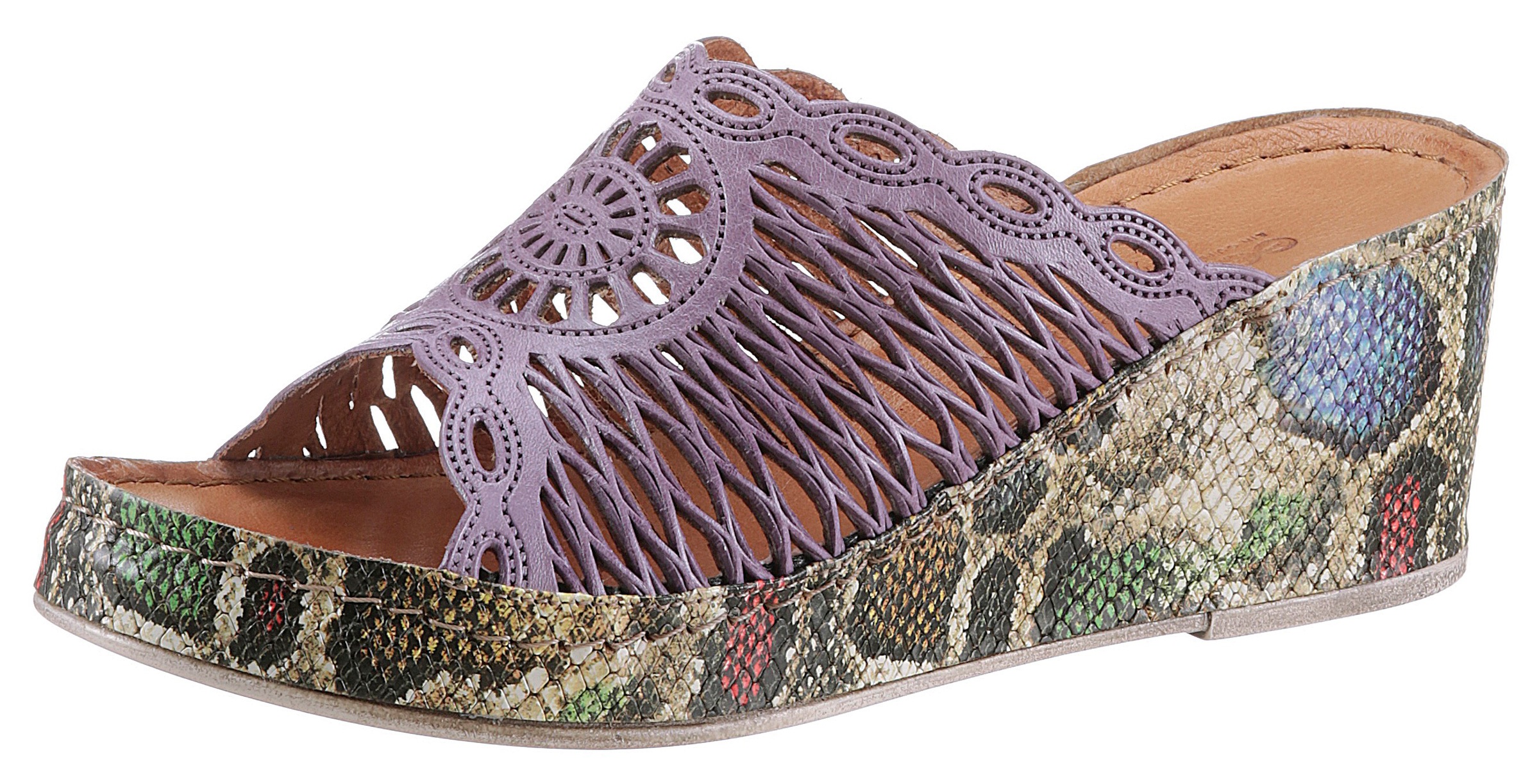 Image of Gemini Pantolette »Gisa«, mit stabiler Laufsohle in Reptil-Optik bei Ackermann Versand Schweiz