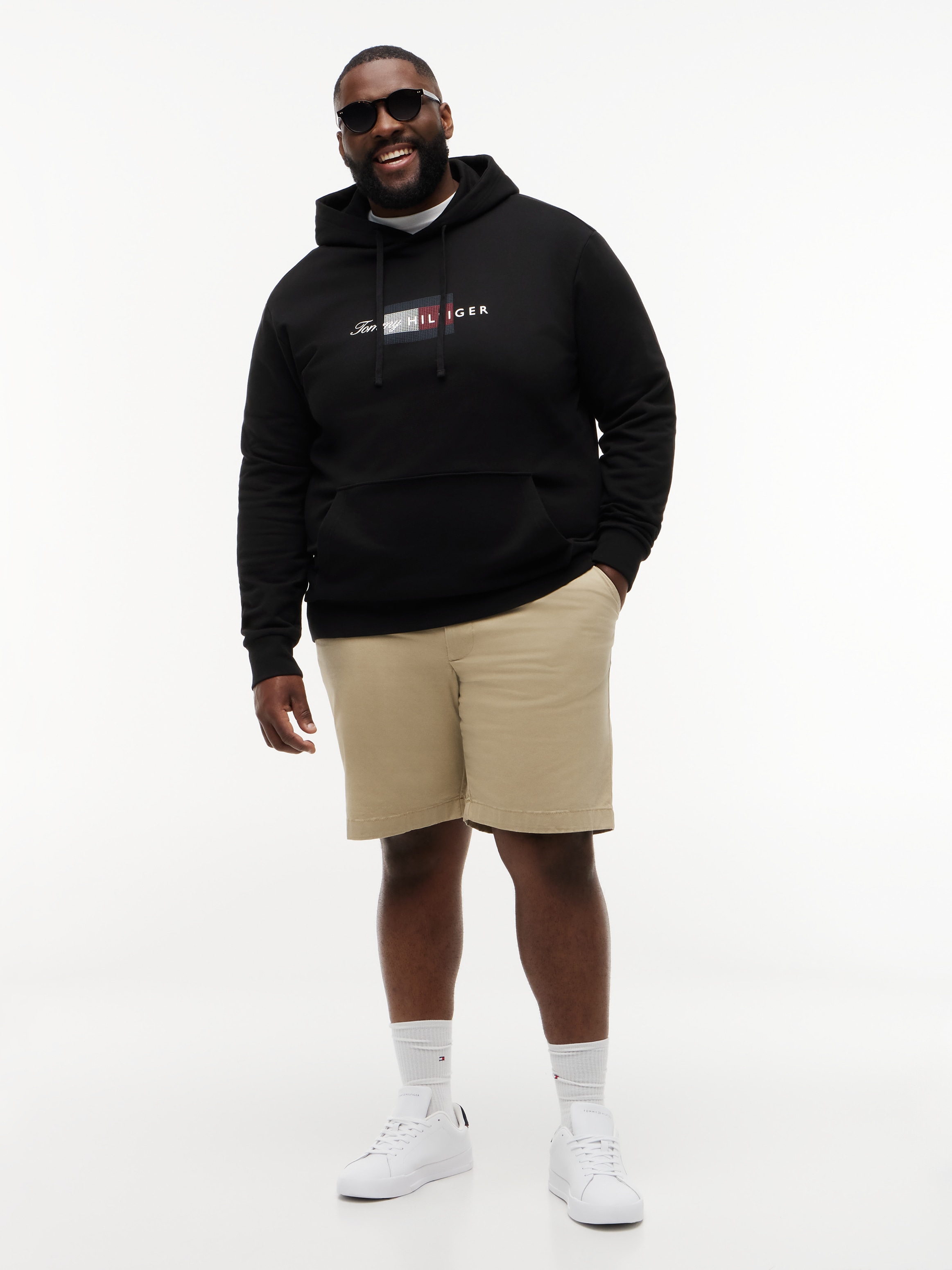 Tommy Hilfiger Big & Tall Hoodie »BT-SCRIPT FLAG«, Grosse Grössen
