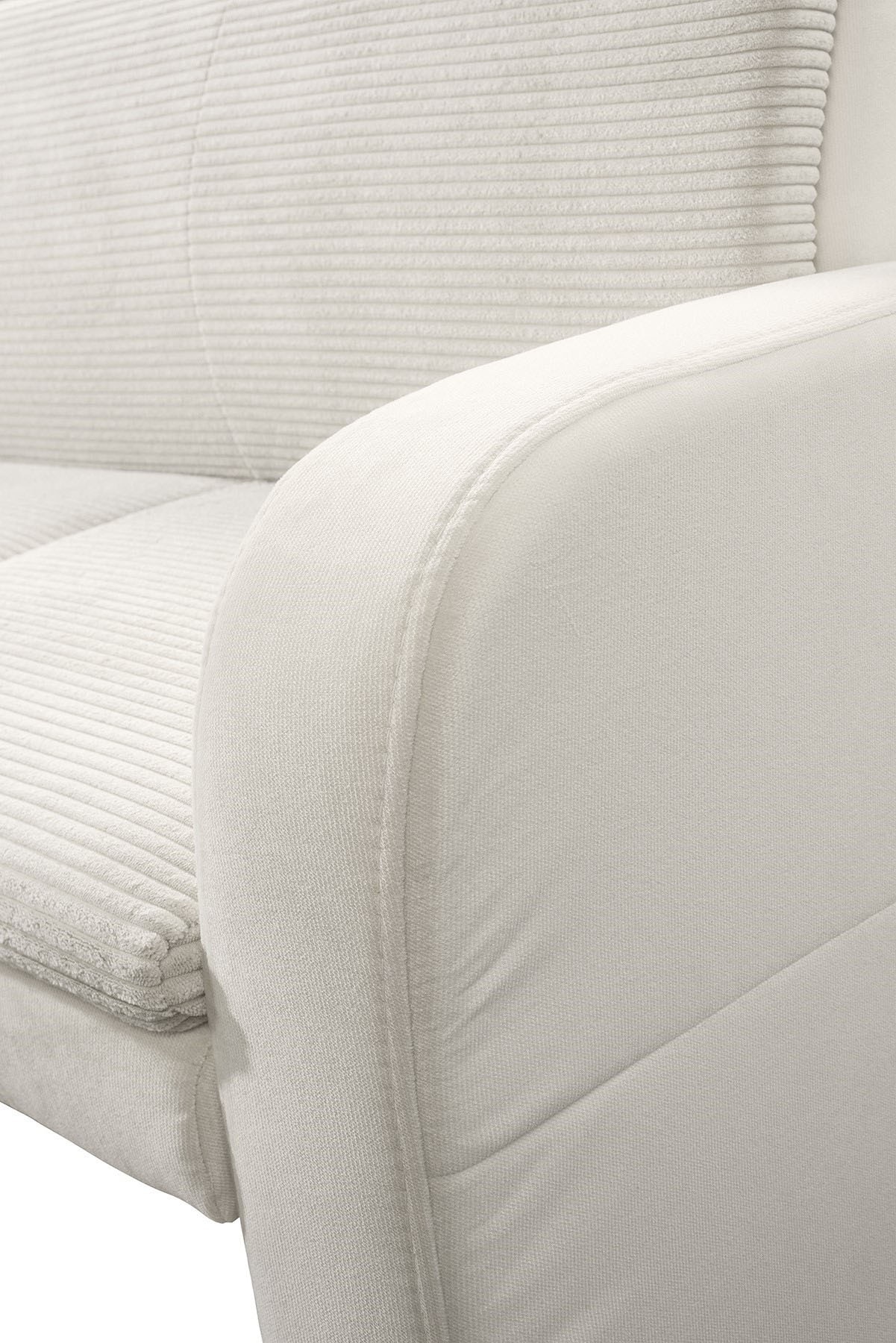 exxpo - sofa fashion Banc d'angle »Cortado, elegant und modern mit hohem Sitzkomfort« grande garde au sol, belle finition des détails
