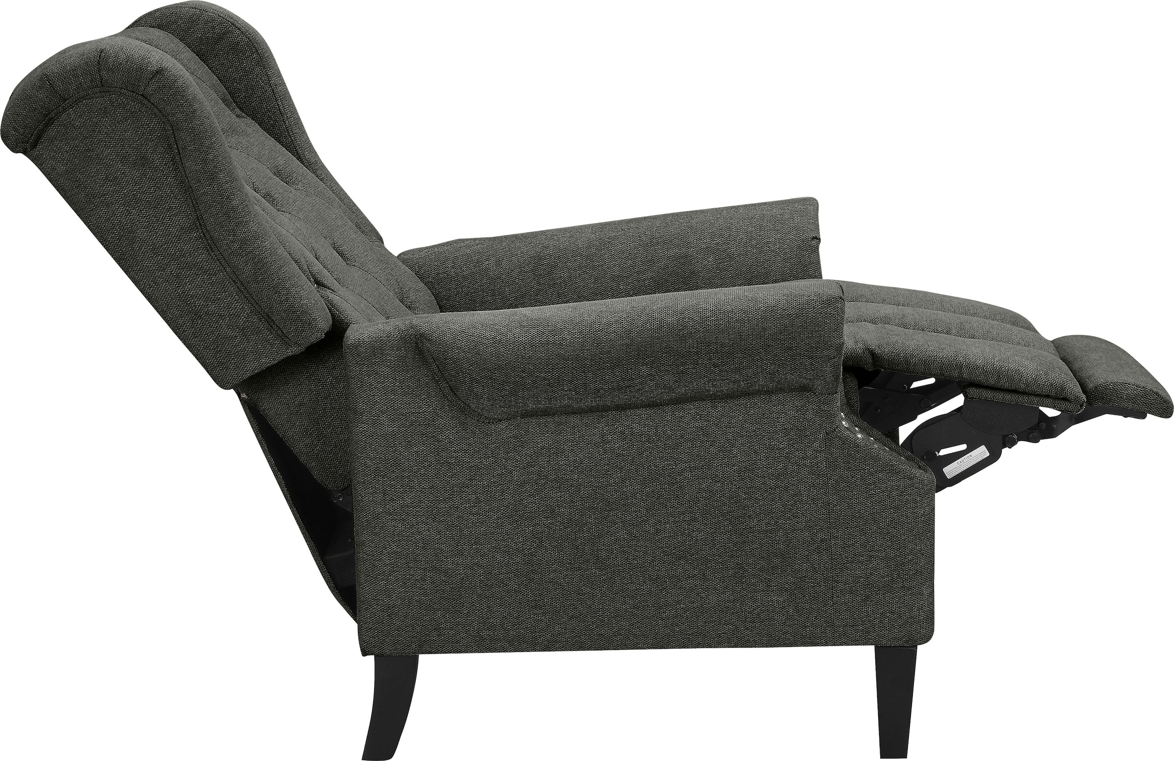 Leonique Ohrensessel »Childebert«, (1 St.), mit Verstellung, Sitz und Rücken gepolstert, Sitzhöhe 49,5 cm