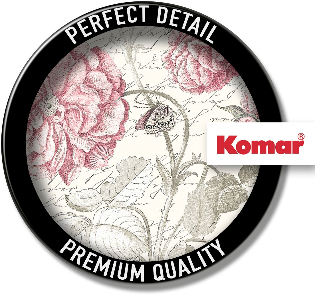 Komar Bild »Poème Rose« Natur 1 Stk. tlg. Wandbild zur Dekoration - ohne Rahmen