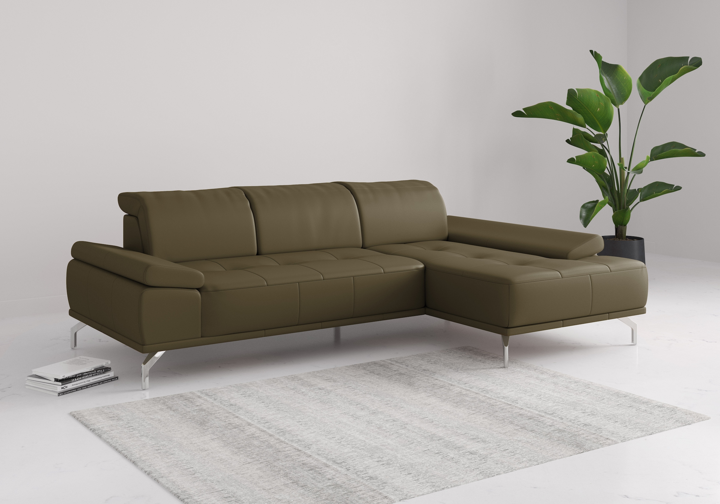 Image of Home affaire Ecksofa "Caluna" Inkl.Sitztiefenverstellung, wahlweise mit Kopf- und Armteilverstellung
