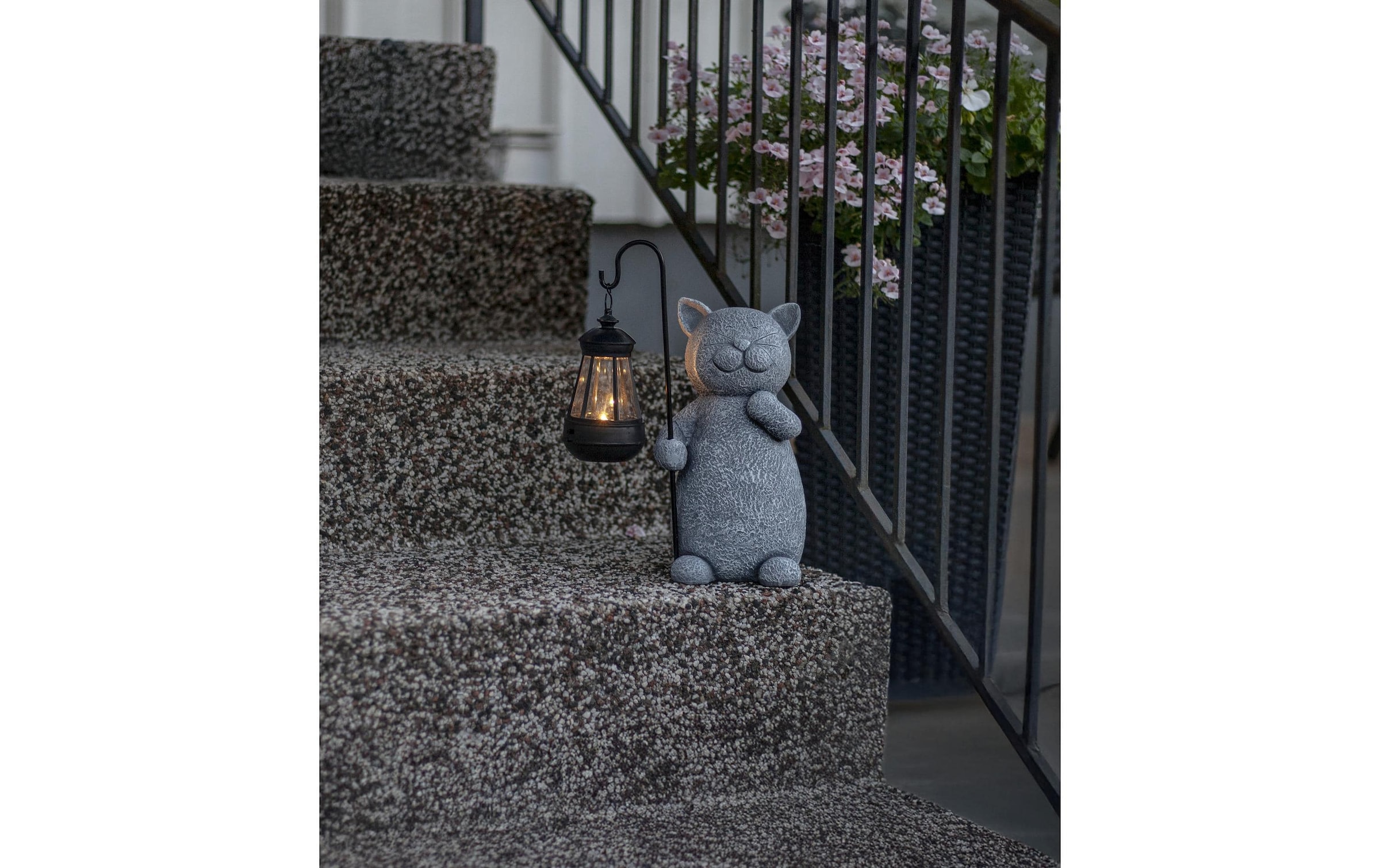   Gartenleuchte »Star Trading Solar Dekoration Smilla 22 cm « LED-Modul warmweiss