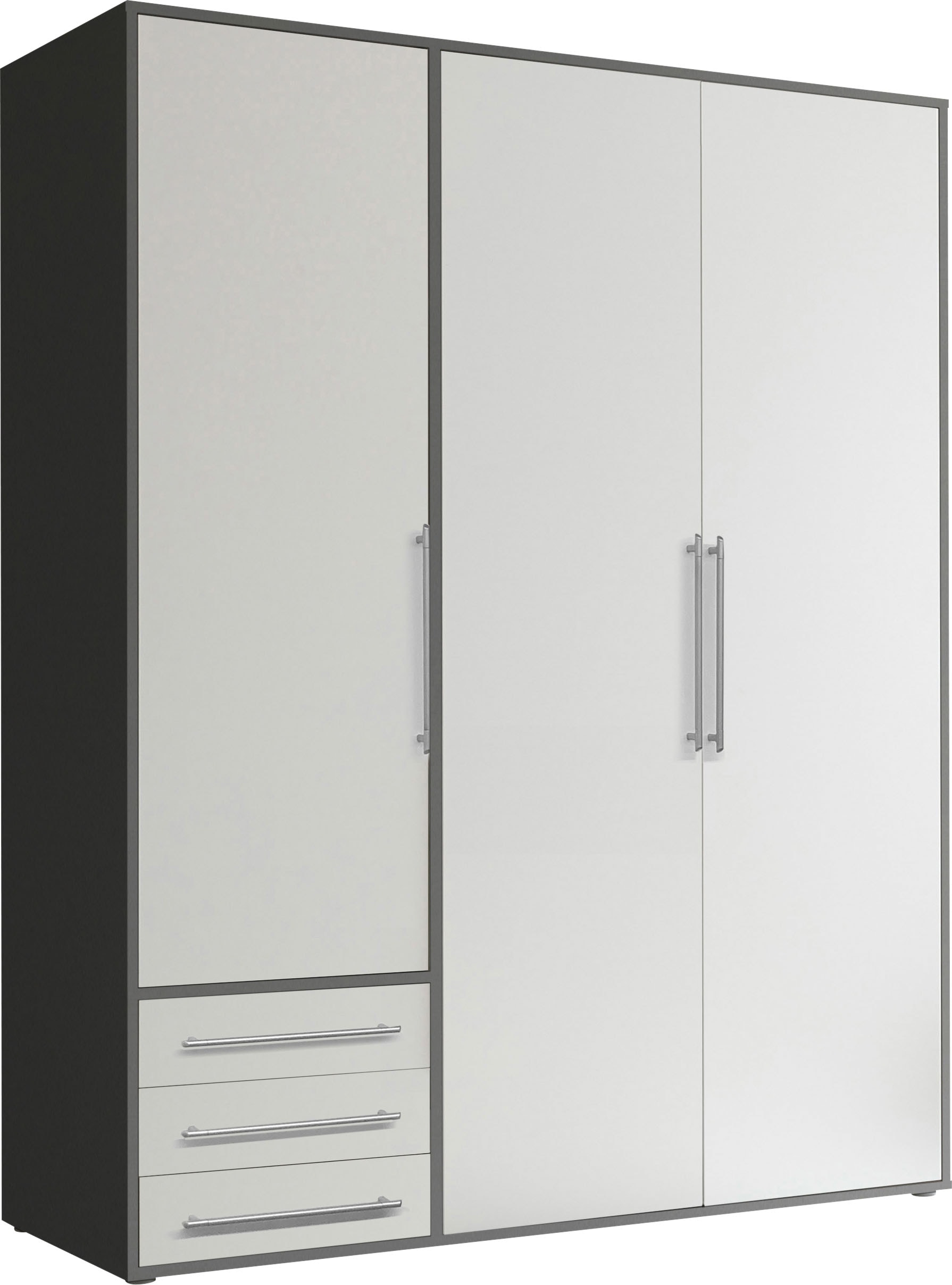Schlafkontor Drehtürenschrank »Lyss Schrank, Kleiderschrank mit Drehtüren« in verschiedenen Farben und Grössen erhältlich