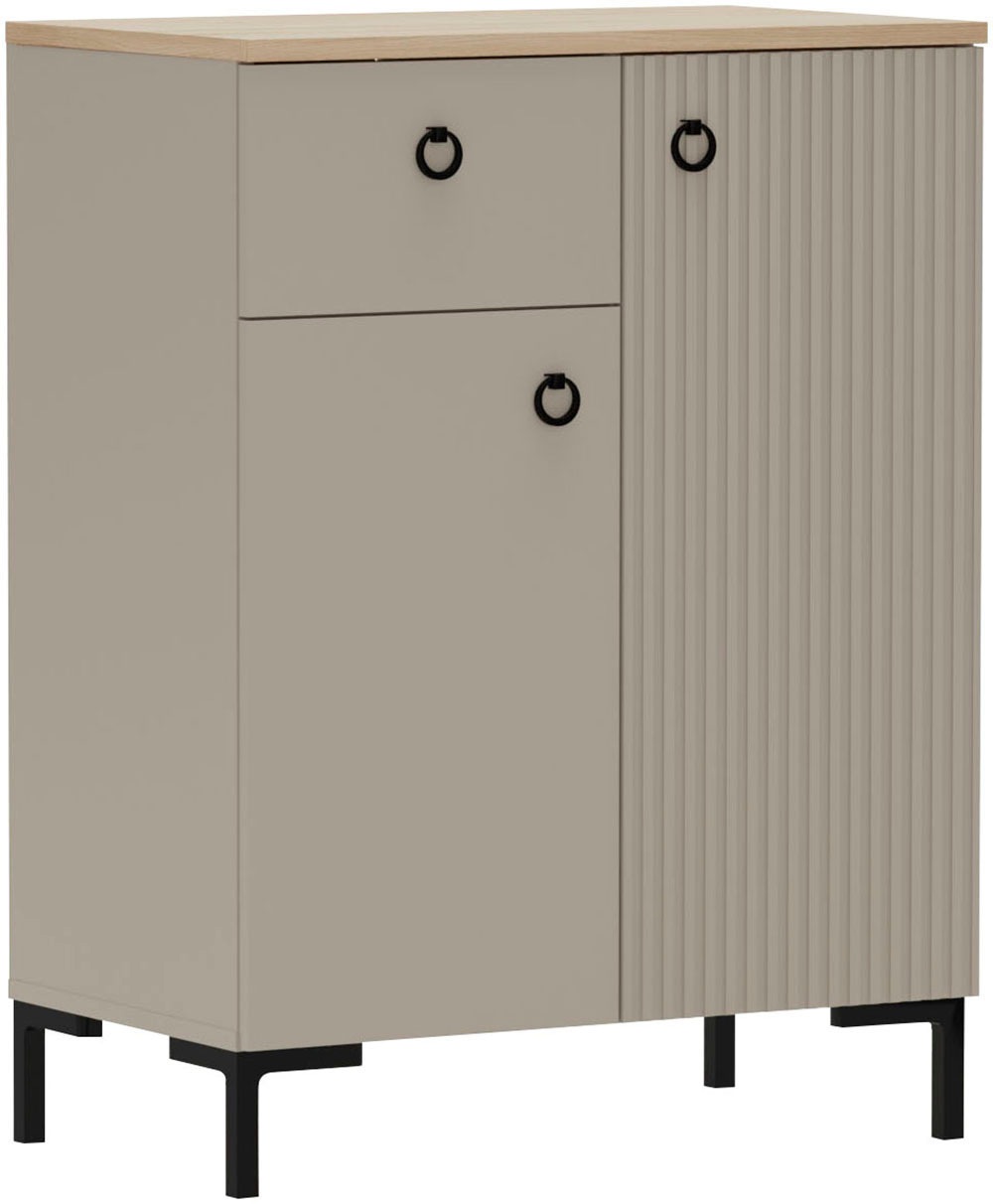 Image of Home affaire Kommode "Luminara" 1 Stk. tlg. Kommode mit Soft-Close und Platz für 5 Schuhpaare - (B/T/H) 70/41/93cm