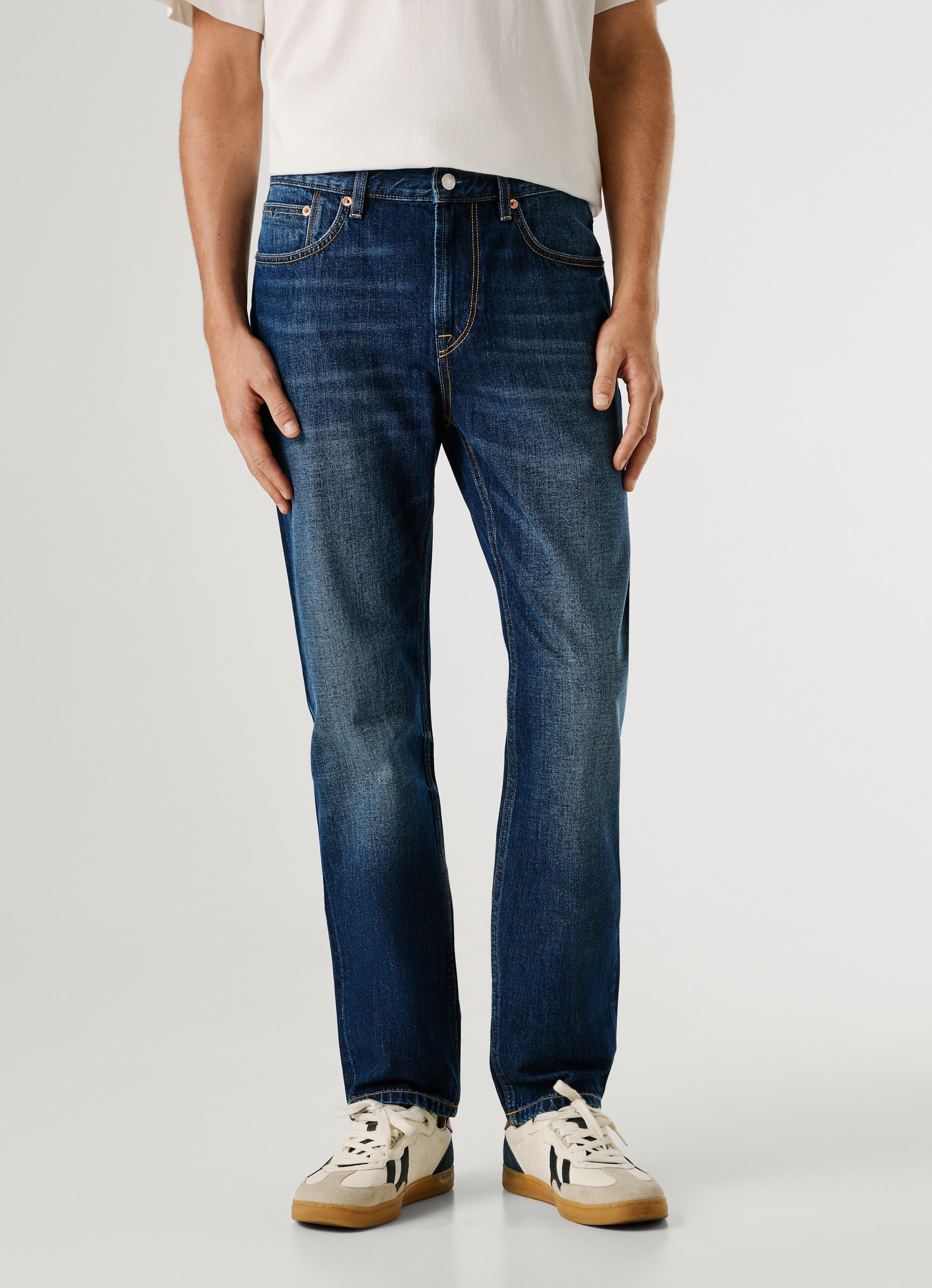 Image of Pepe Jeans 5-Pocket-Jeans "BYRON FS MIDNIGHT FADE" Regular Waist