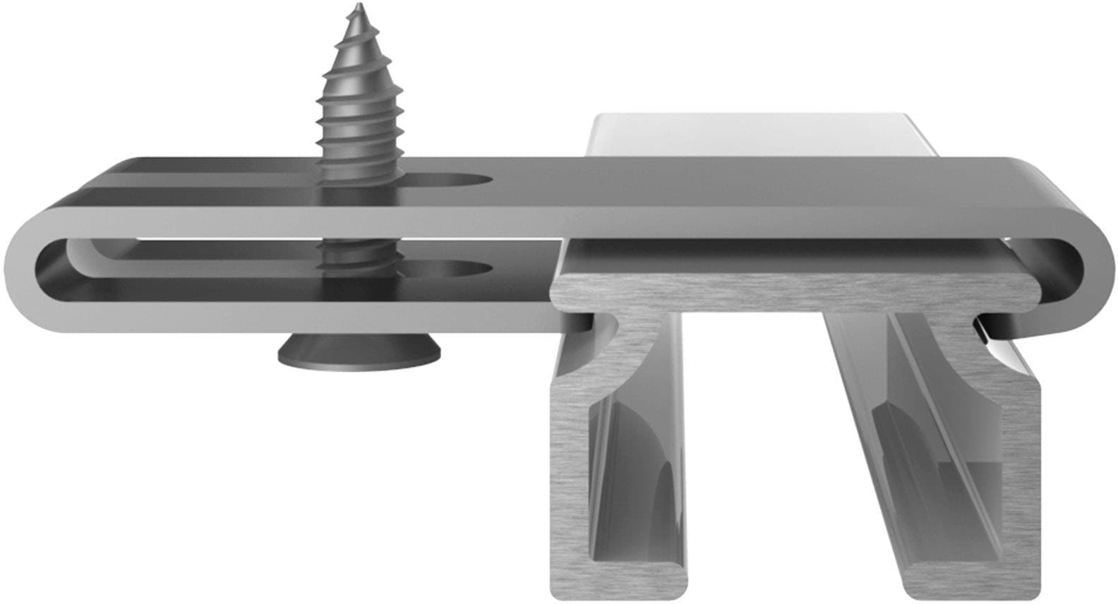SN DECO GROUP Gardinenschiene »Objektschiene SL«, 1 läufig-läufig, Fixmass, in versch. Längen und Farben, Aluminium, Innenlauf, Vorhangschiene