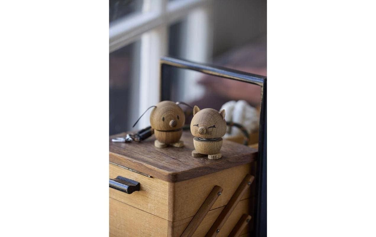 HOPTIMIST Figurine de décoration »Bumble Katze S, 5,5 x 5,9 x 7,3 cm«