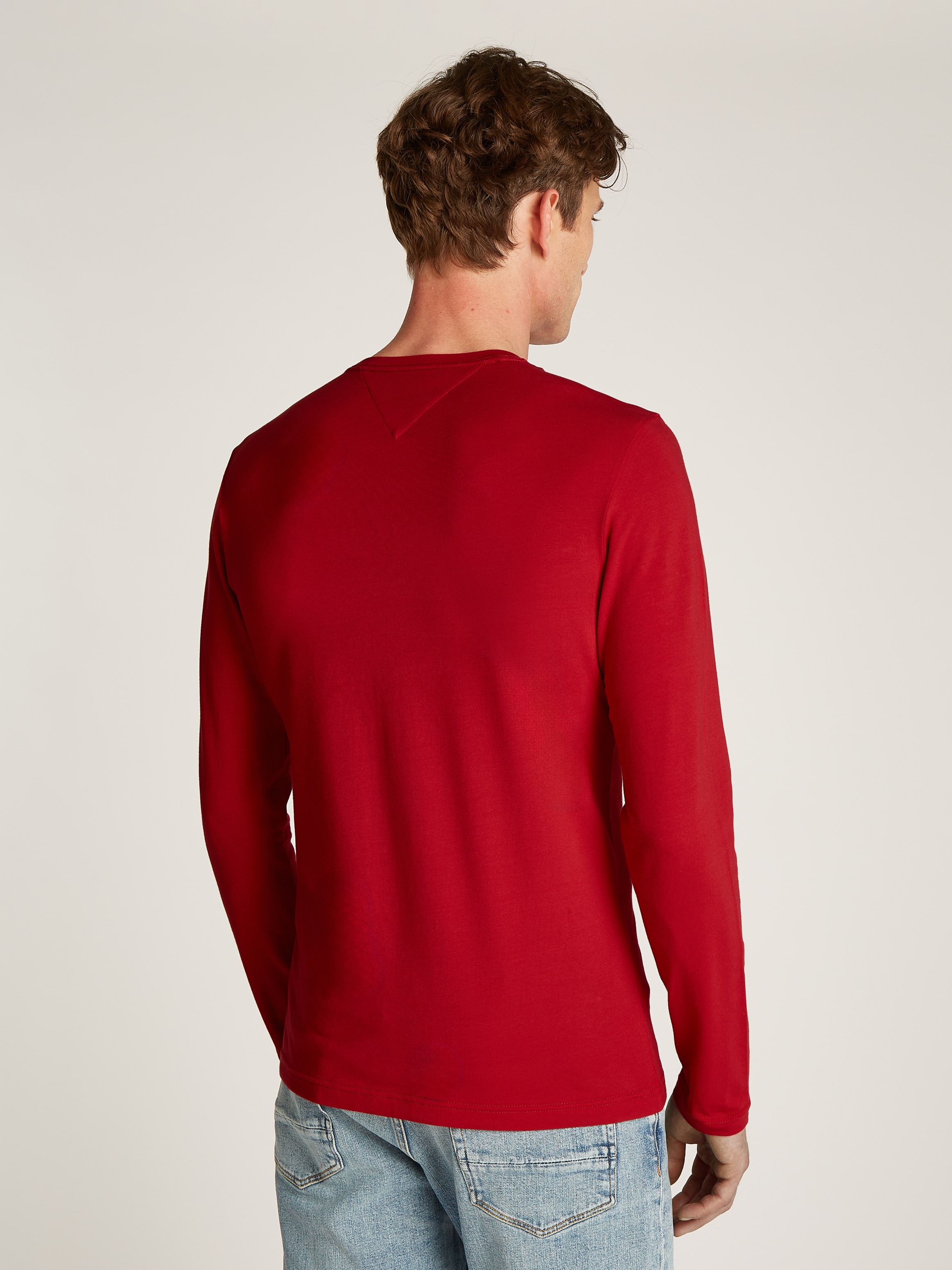 Tommy Hilfiger Langarmshirt »STRETCH SLIM FIT LONG SLEEVE«, aus Baumwollstretch