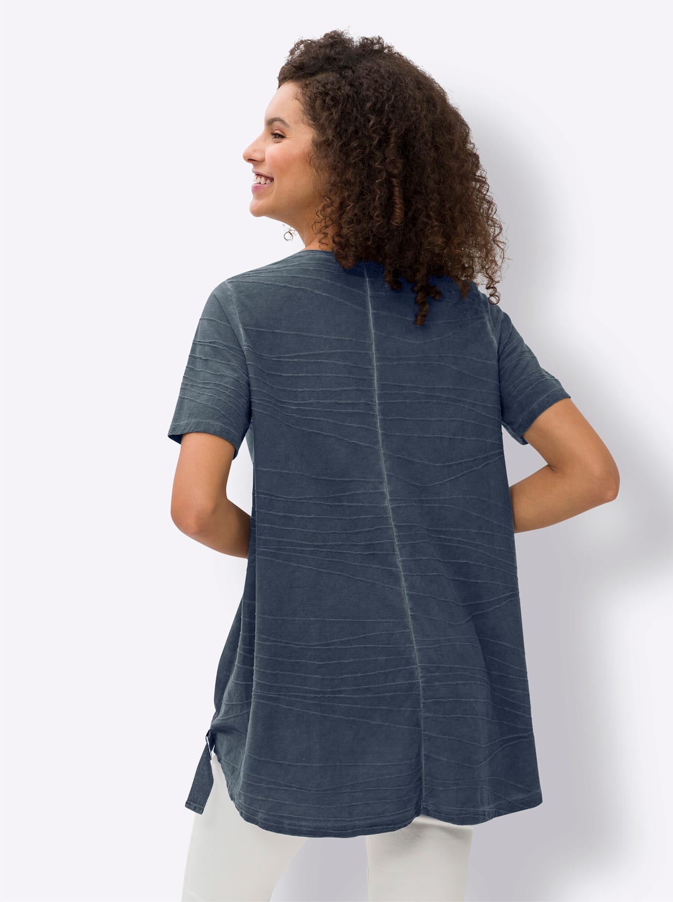 heine Rundhalsshirt »Longshirt«