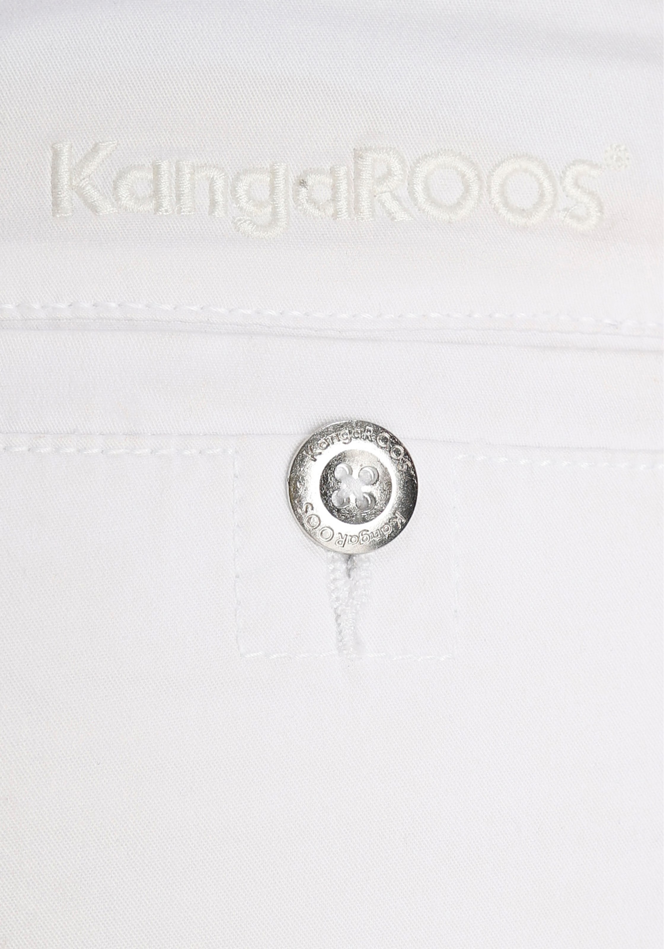 KangaROOS Chinohose, (Set, 2 tlg., mit Gürtel), in schmaler Form, mit Kordel zu binden