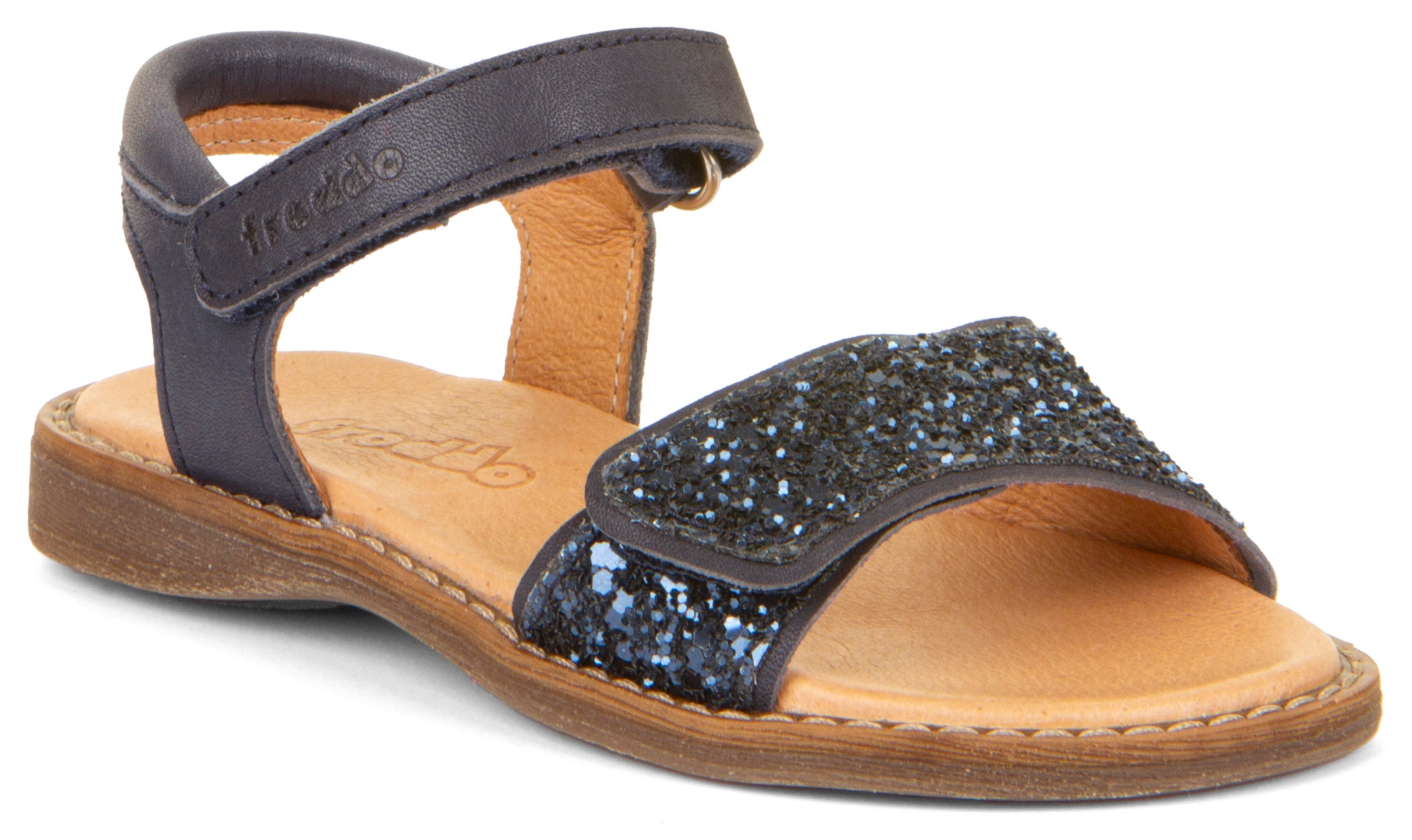 Sandale »Lore Sparkle«, Sommerschuh, Klettschuh, Sandalette, mit zwei Klettverschlüsse