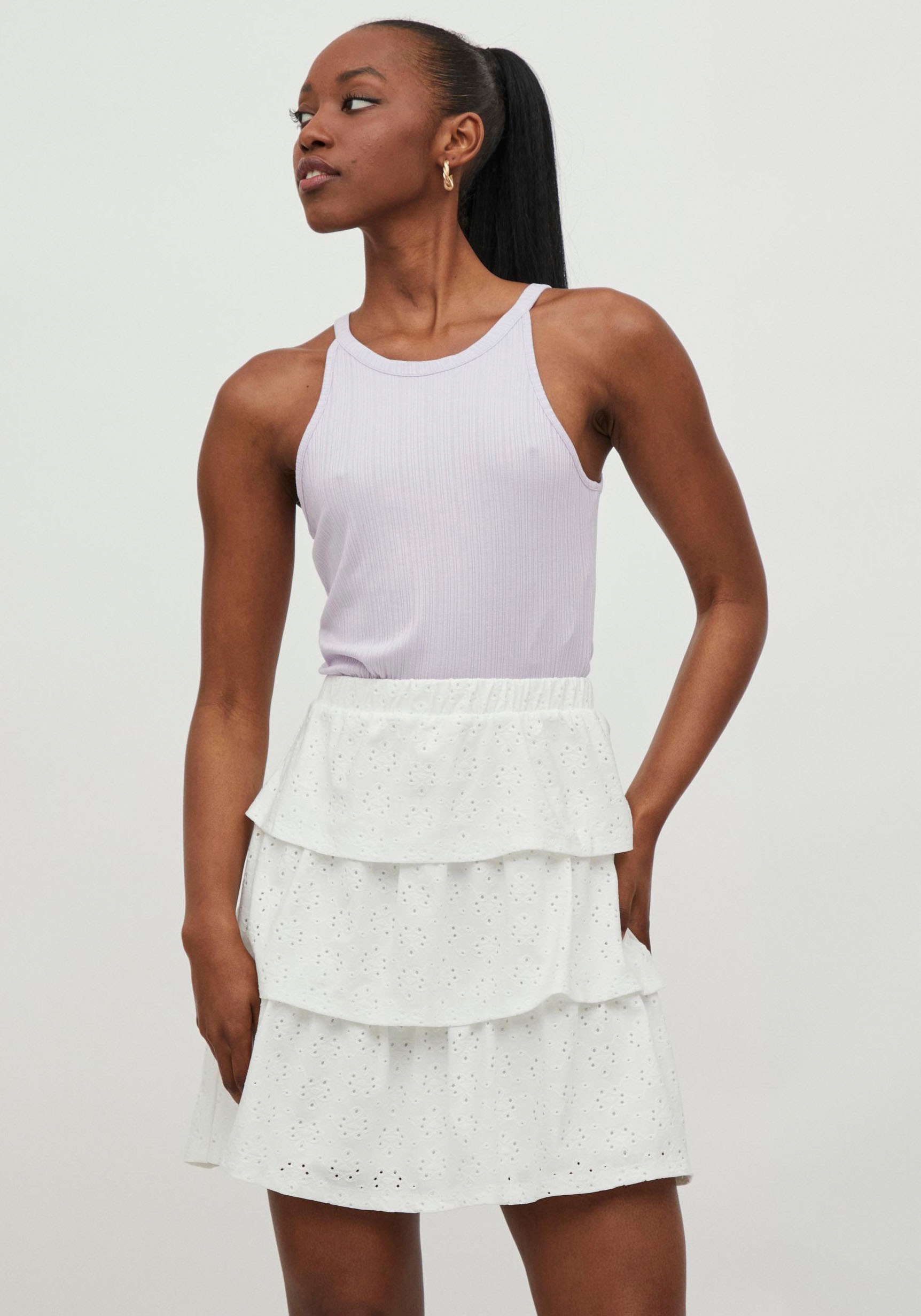 Image of Vila Trägertop »VIATHALIA STRAP TOP«, Feinripp mit Struktur bei Ackermann Versand Schweiz