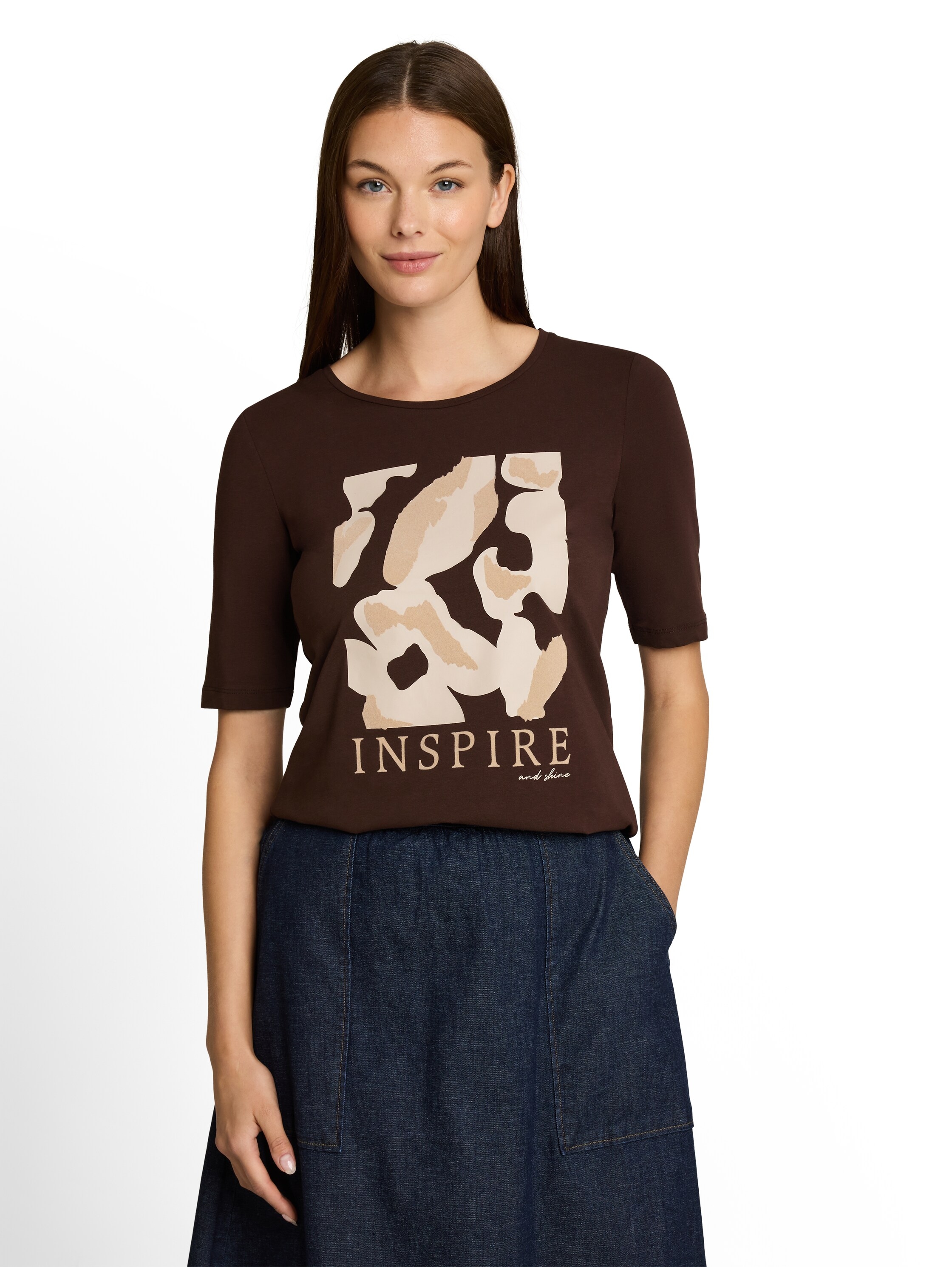 Image of TOM TAILOR Kurzarmshirt "Fied" Sommershirt mit Print