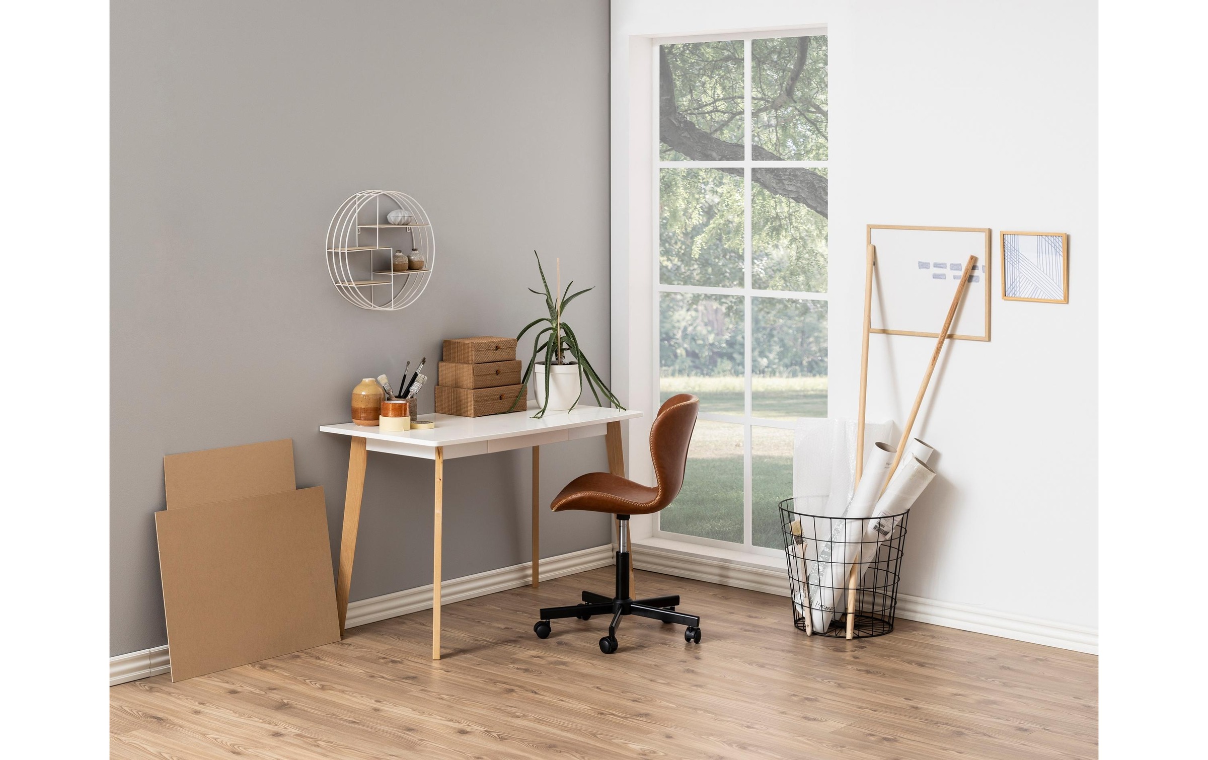 AC Design Schreibtischstuhl »Batilda, mit Polsterrücken«, Kunstleder
