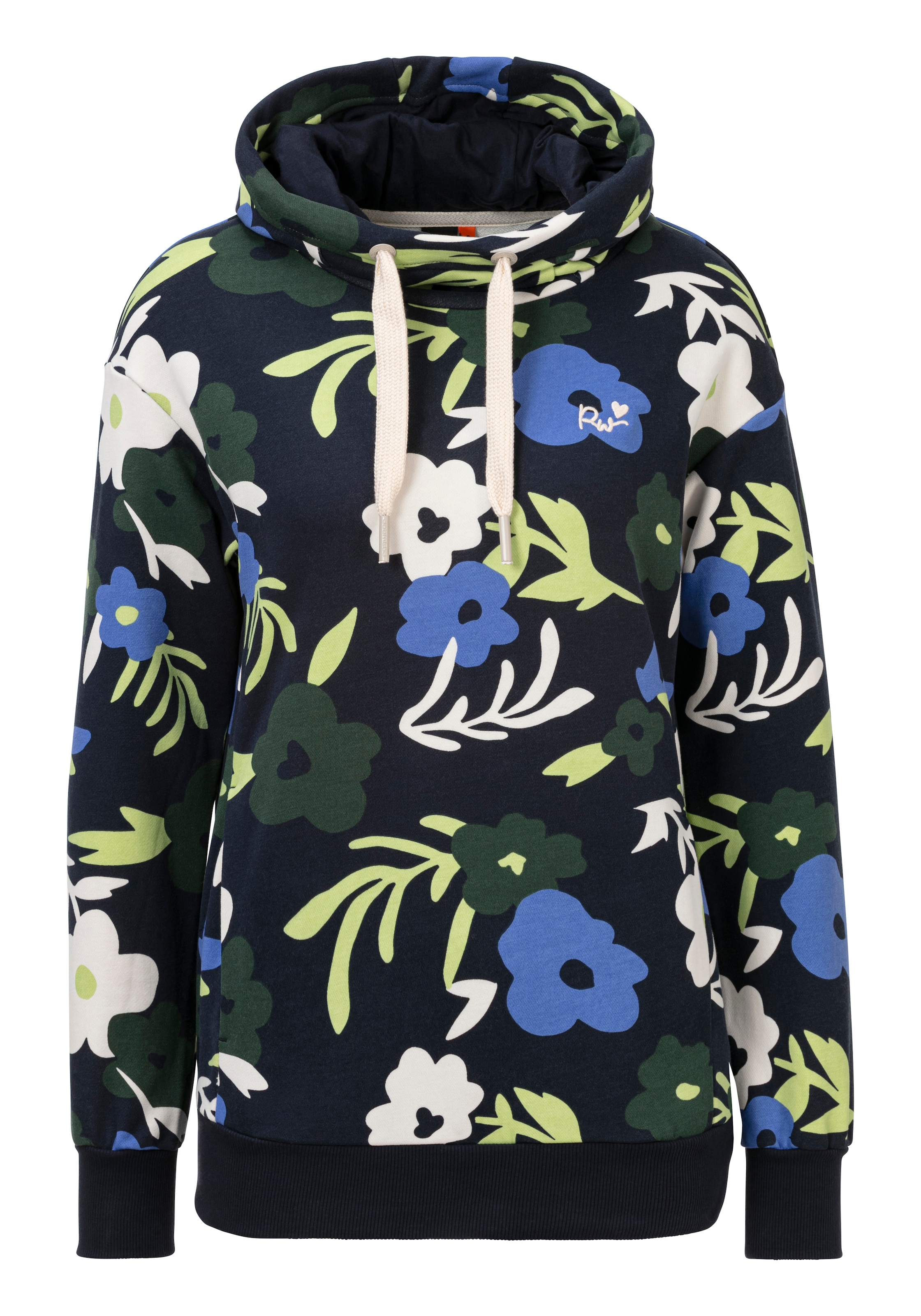 Kapuzensweatshirt »YODIS PRINT«, floraler Allover Print