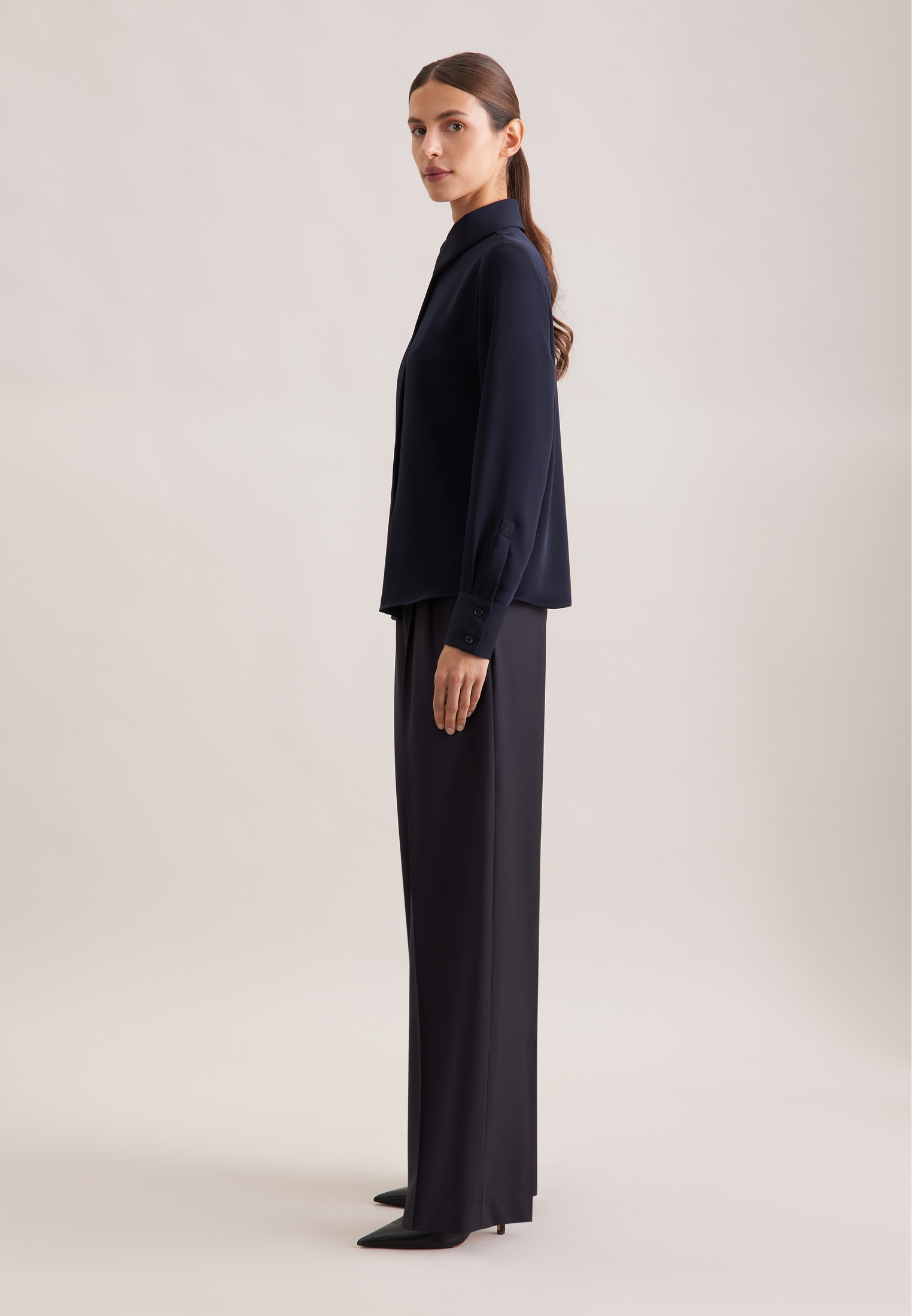 seidensticker Blouse chemise »Schwarze Rose«, 1/1 Uni
