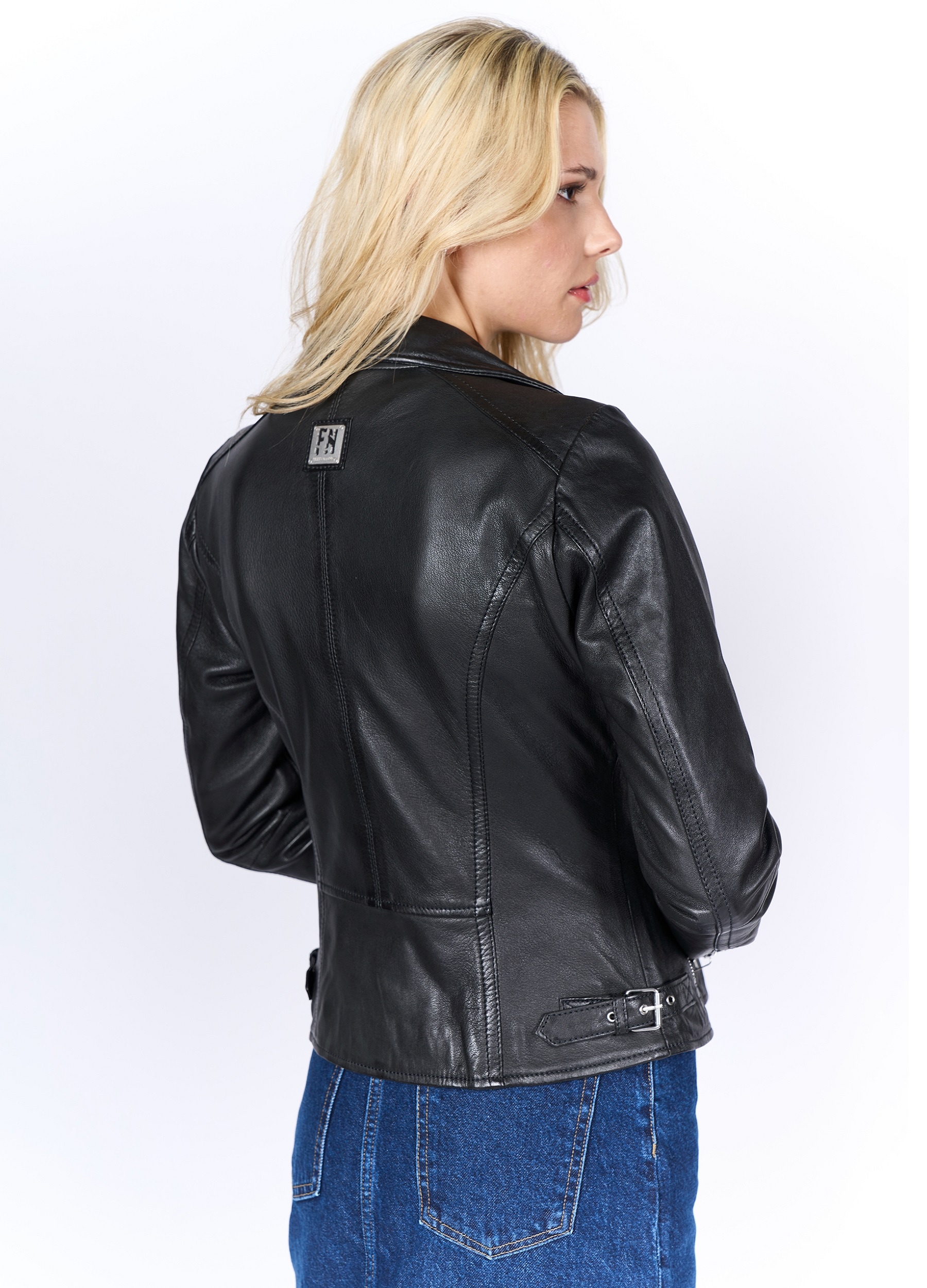 Freaky Nation Veste en cuir »Biker Princess«