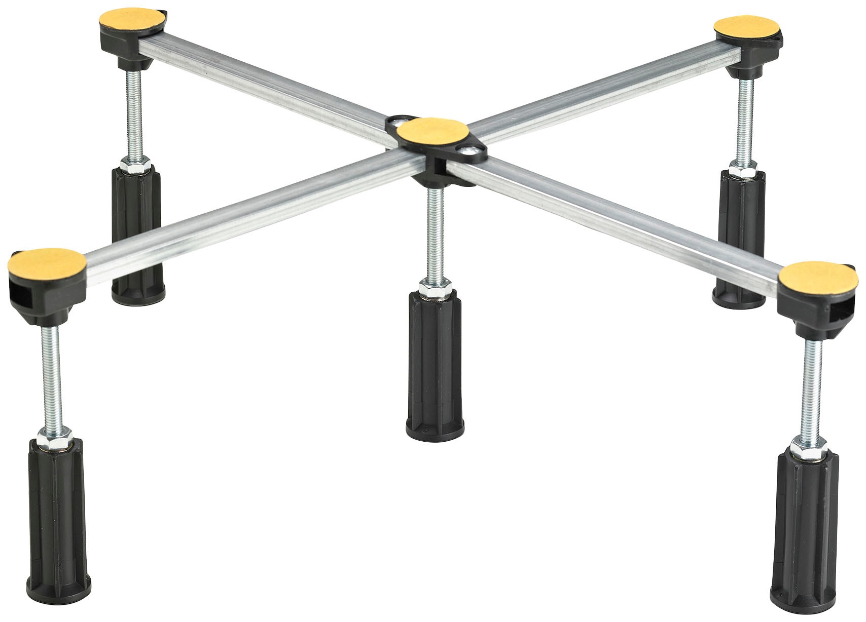 OTTOFOND Receveur de douche Ensemble,  140x90x3 cm, avec support, garniture d'évacuation et bande d'étanchéité pour joints