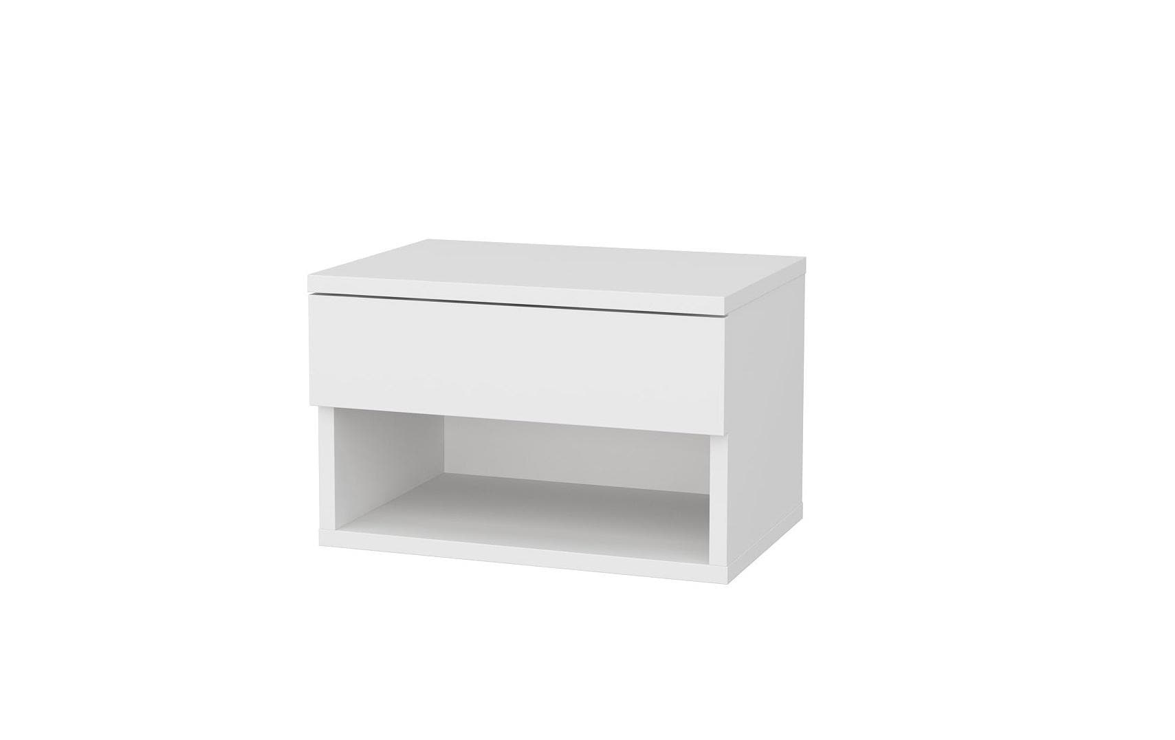 Woody Fashion Weiß Nachttisch "Nachttisch Jamot"