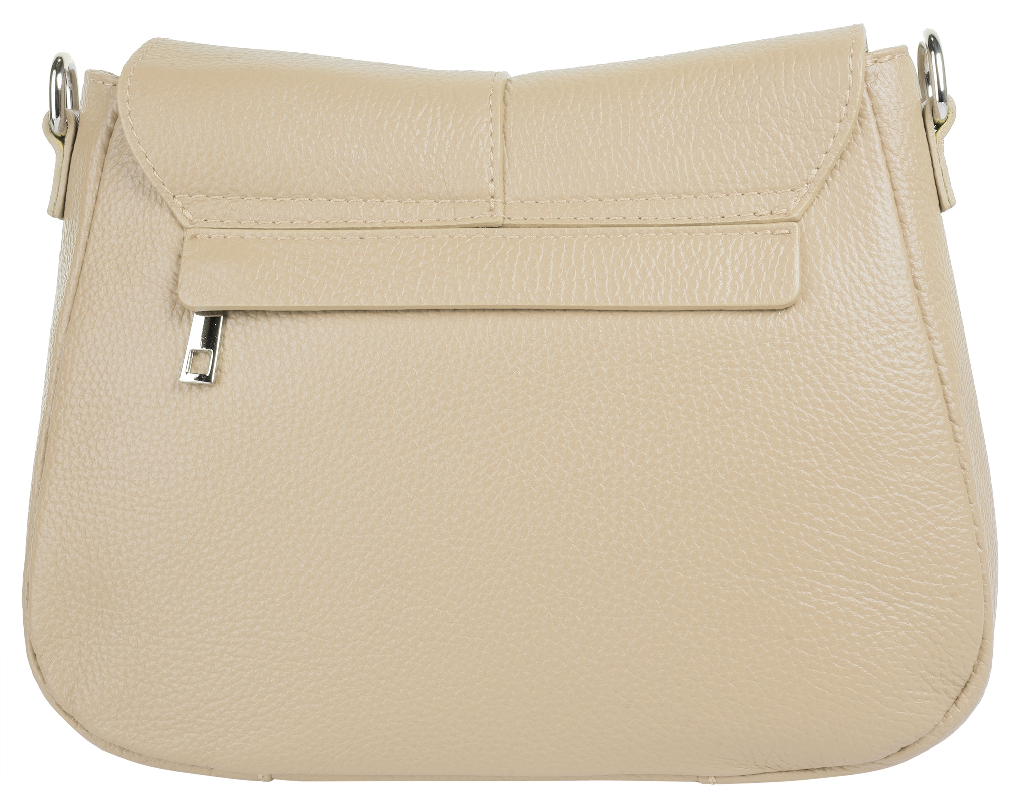 Cluty Umhängetasche, echt Leder, Made in Italy