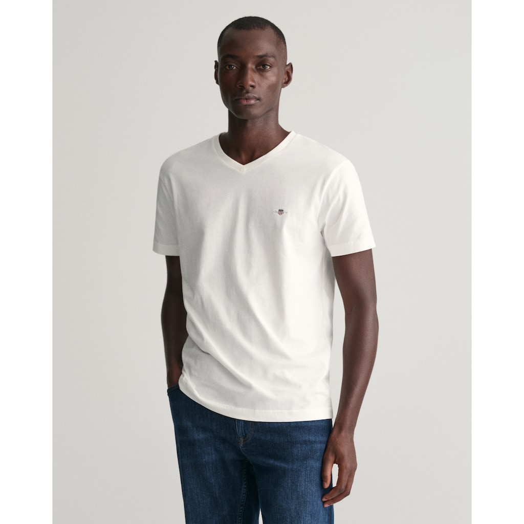Gant T-Shirt »SLIM SHIELD V-NECK T-SHIRT«