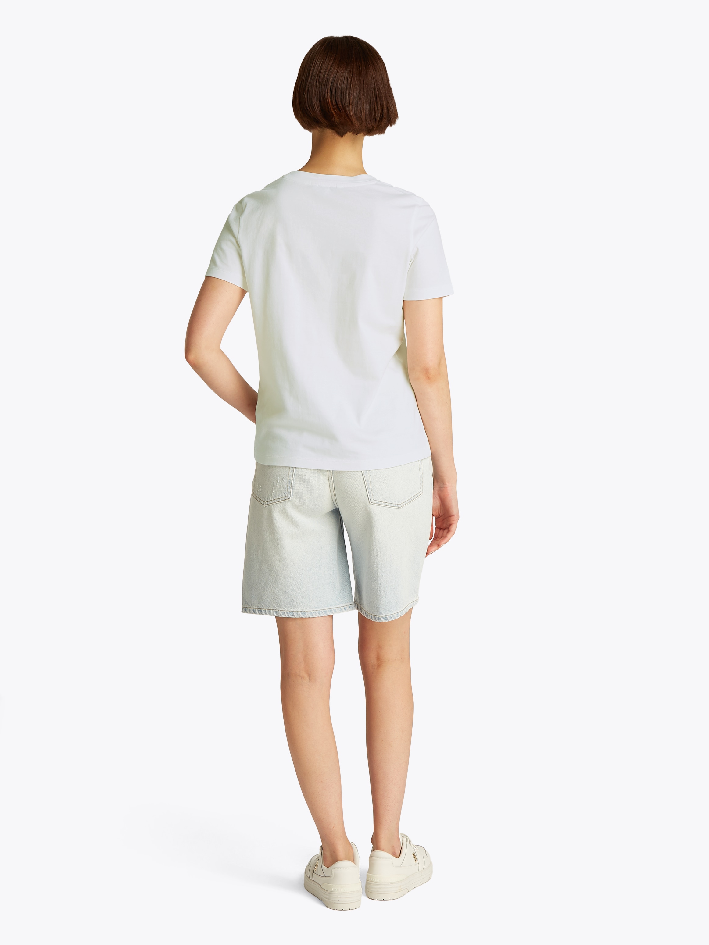 Tommy Hilfiger T-Shirt »REG SCRIPT C-NK TEE SS«, mit Logo-Schriftzug