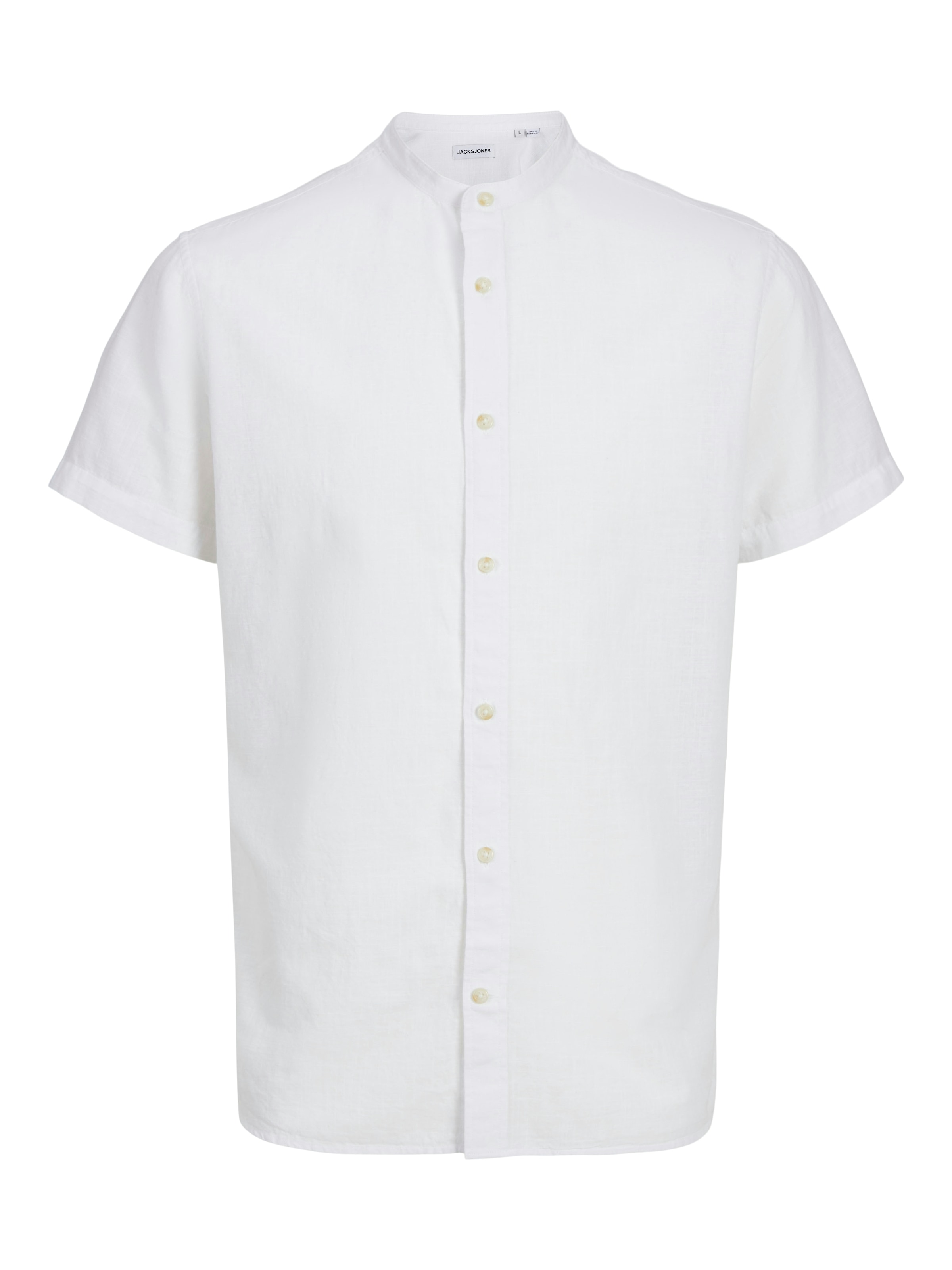 Jack & Jones Kurzarmhemd »JJESUMMER BAND SHIRT SS SN«, mit Bandkragen