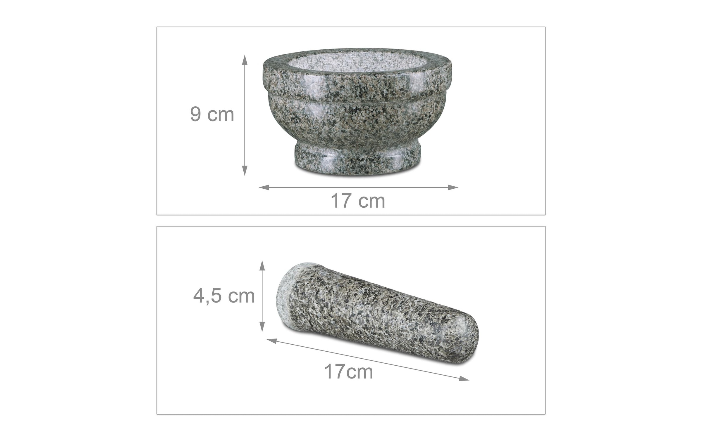 relaxdays Mortier »17 cm«