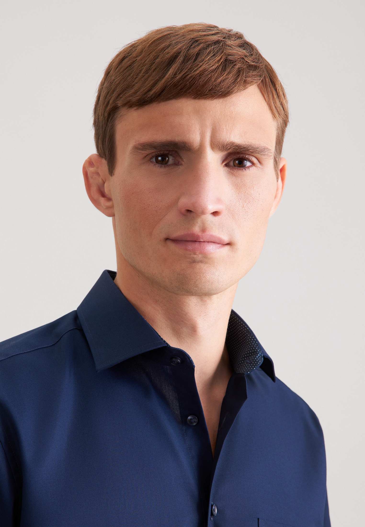 seidensticker Chemise d'affaires »Schwarze Rose« Regular 1/1 Kentkragen Uni