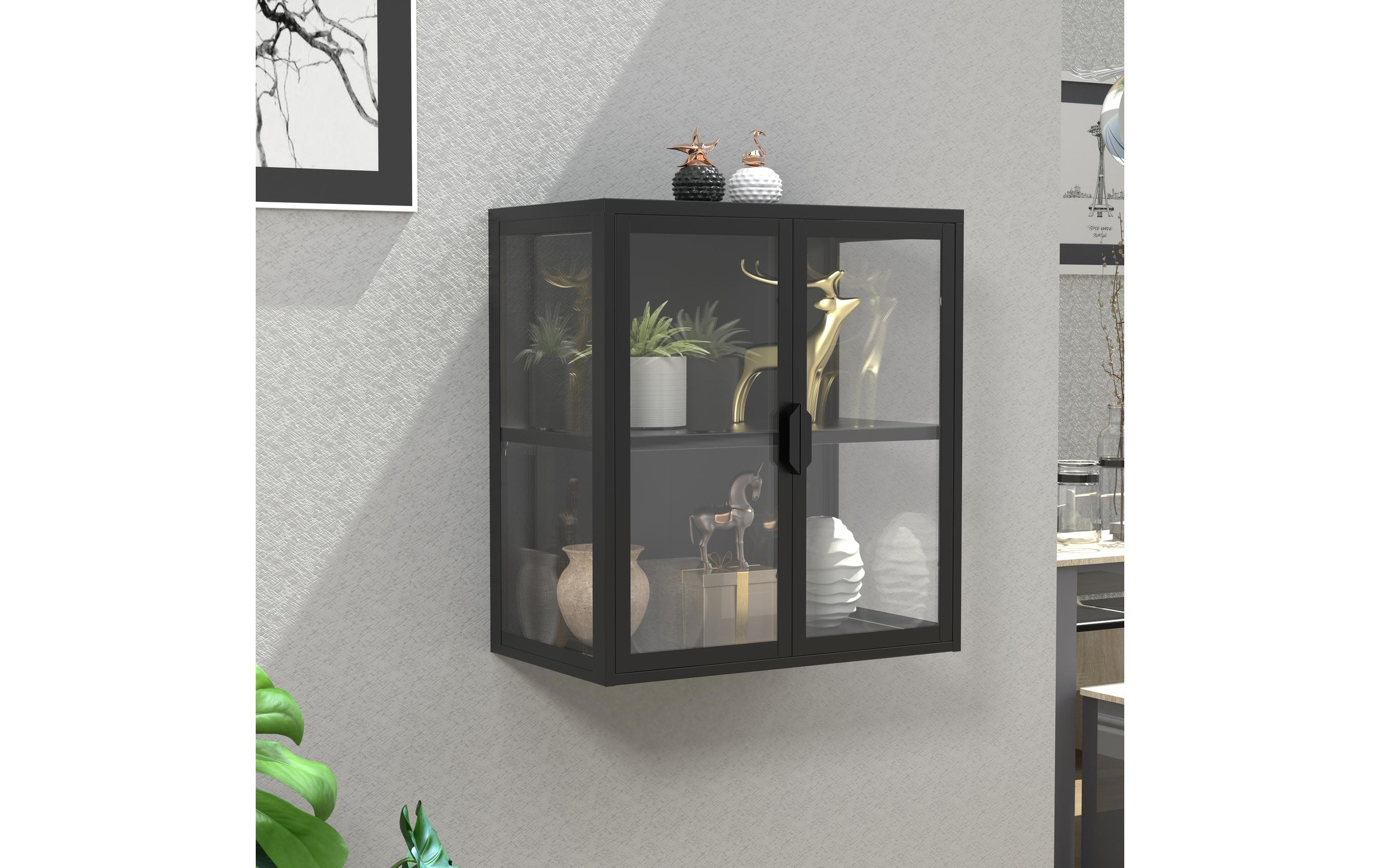 VCM Vitrines »Flokas S 60 x 65 cm«