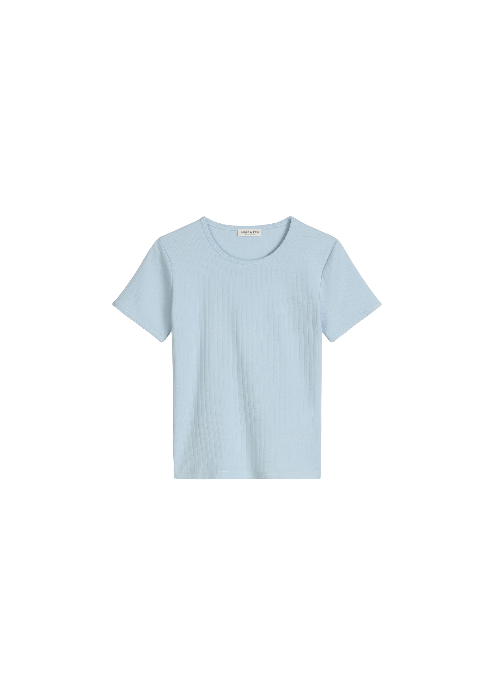 Marc O'Polo T-shirt à manches courtes »Mix N Match Airy Cotton Rib« mit Rundhalsausschnitt