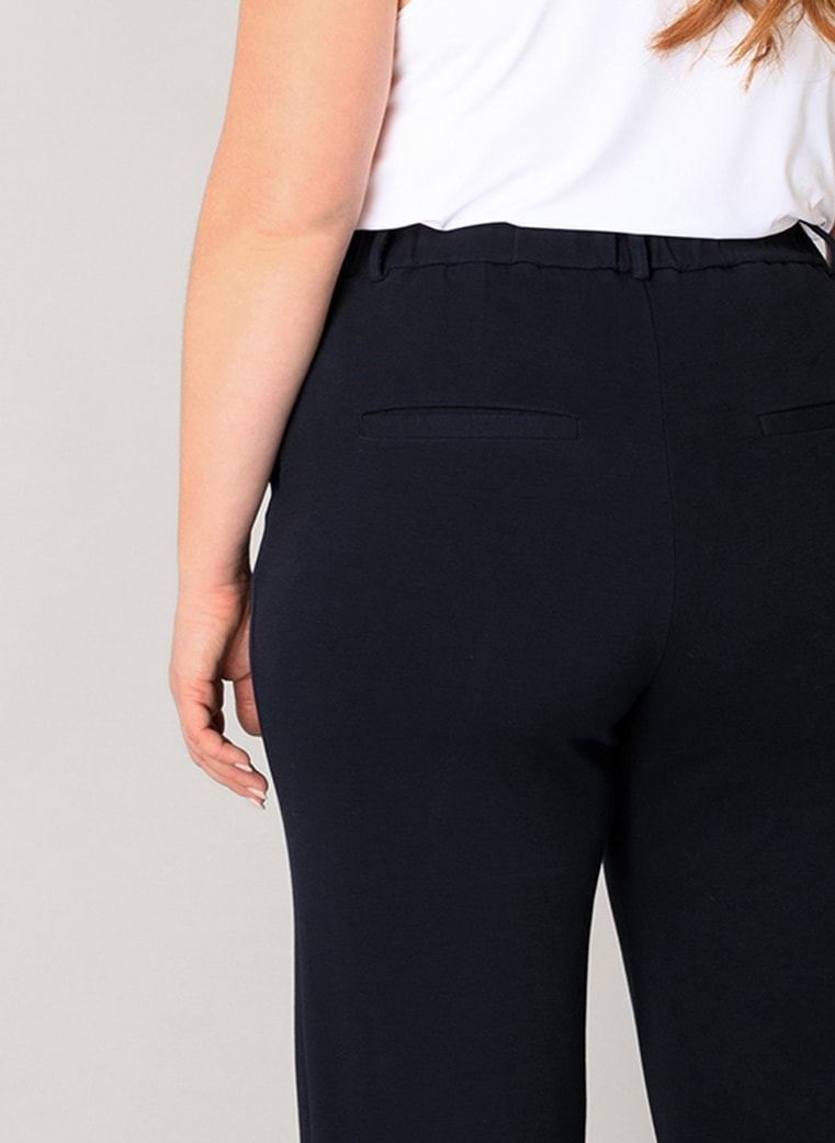 Base Level Curvy Pantalon en tissu »Yorinthe«  mit elastischem Bund und Stretch