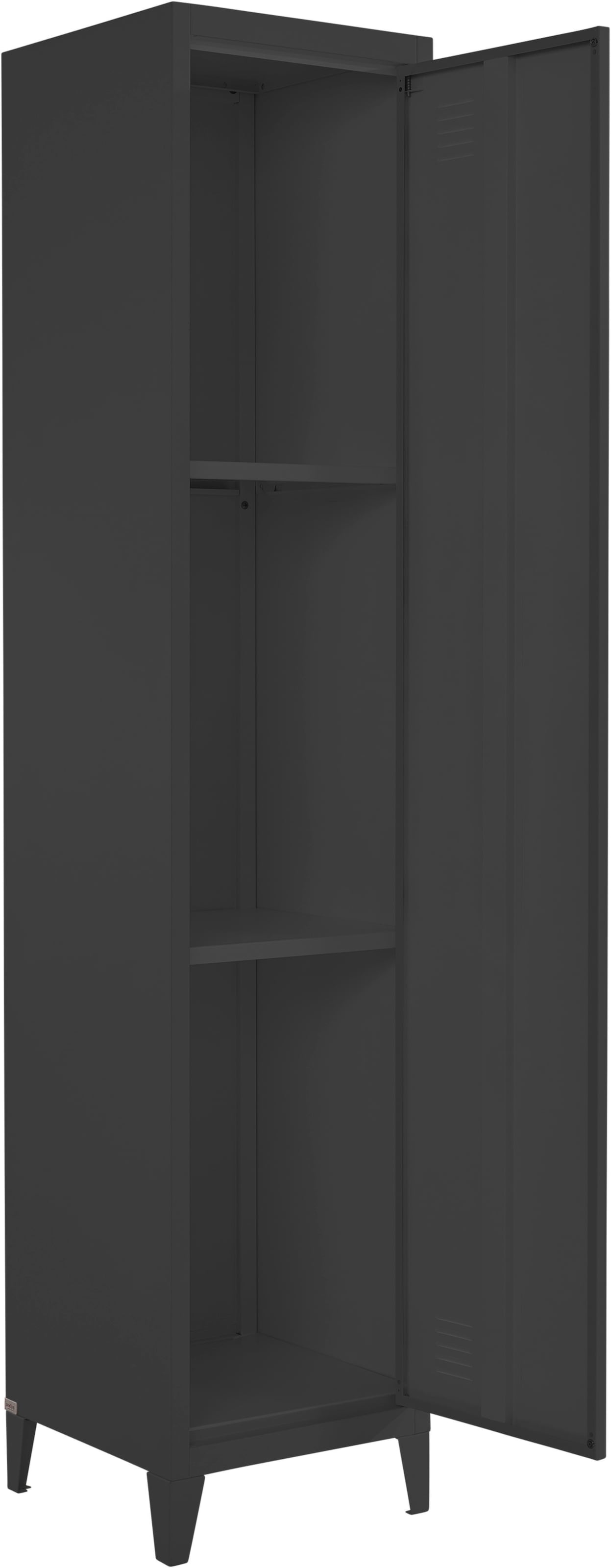 andas Hochschrank »Jensjorg«, Hochschrank aus Metall, 2 x Einlegeböden hinter der Tür, Höhe 180 cm