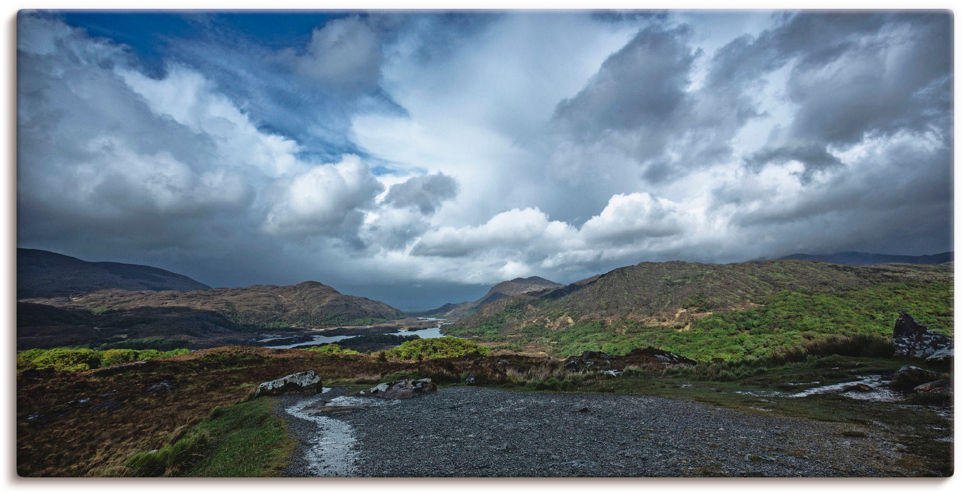 Image of Artland Wandbild »Irland - Natur pur«, Europa, (1 St.), in vielen Grössen & Produktarten -Leinwandbild, Poster, Wandaufkleber / Wandtattoo auch für Badezimmer geeignet bei Ackermann Versand Schweiz