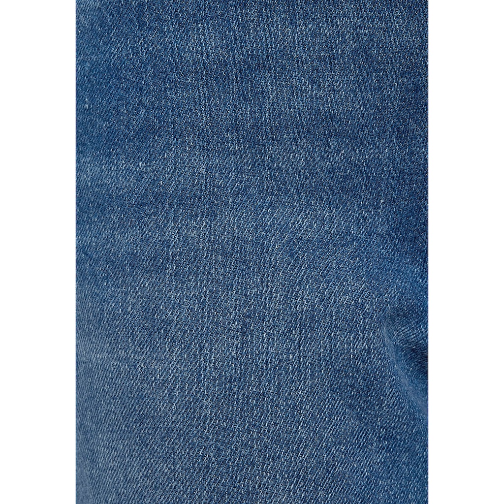 Mavi Straight-Jeans »BARCELONA«, mit ausgefranster Kante am Beinabschluss