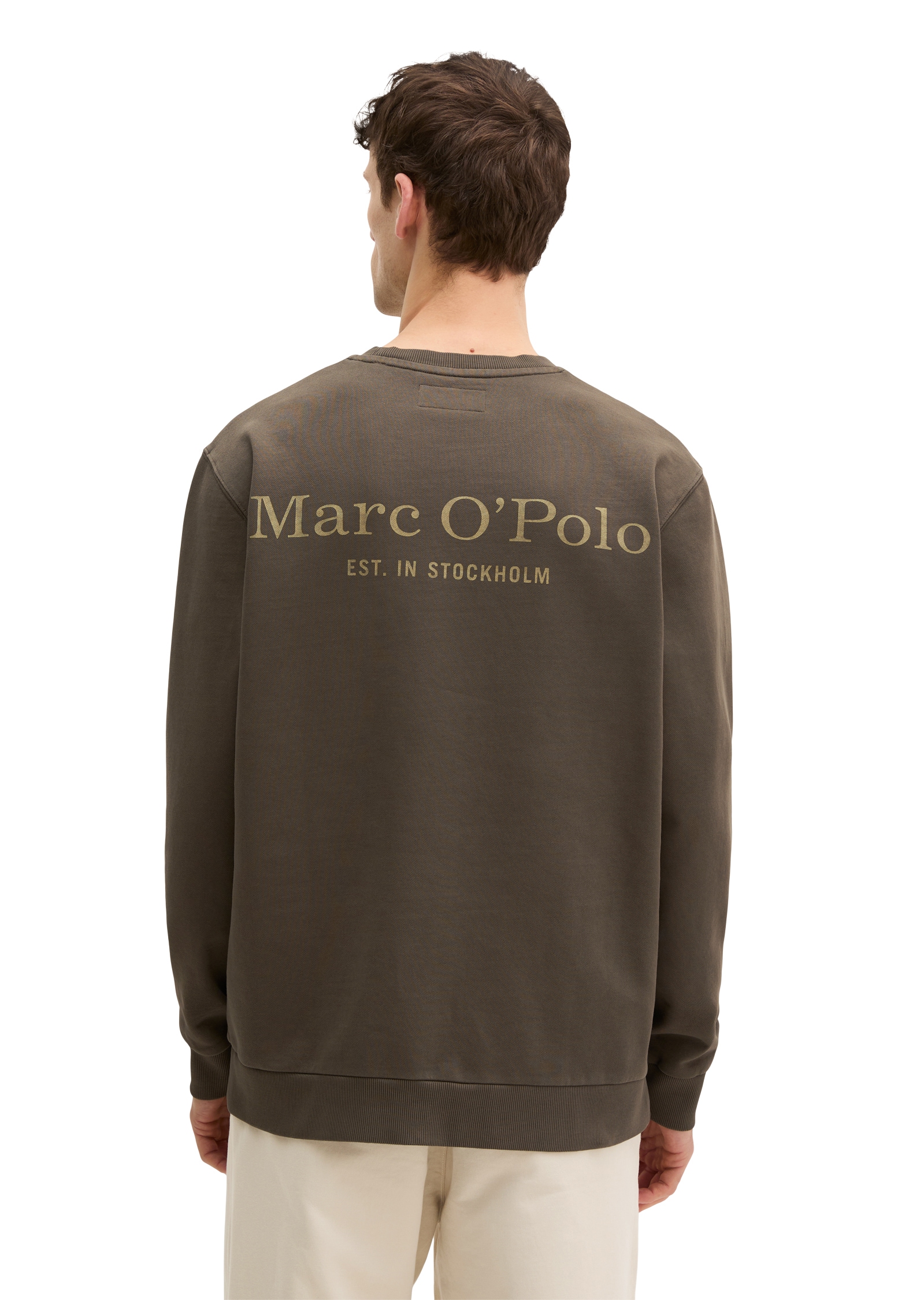 Marc O'Polo Sweatshirt , regular fit mit Logoprint auf der Rückseite
